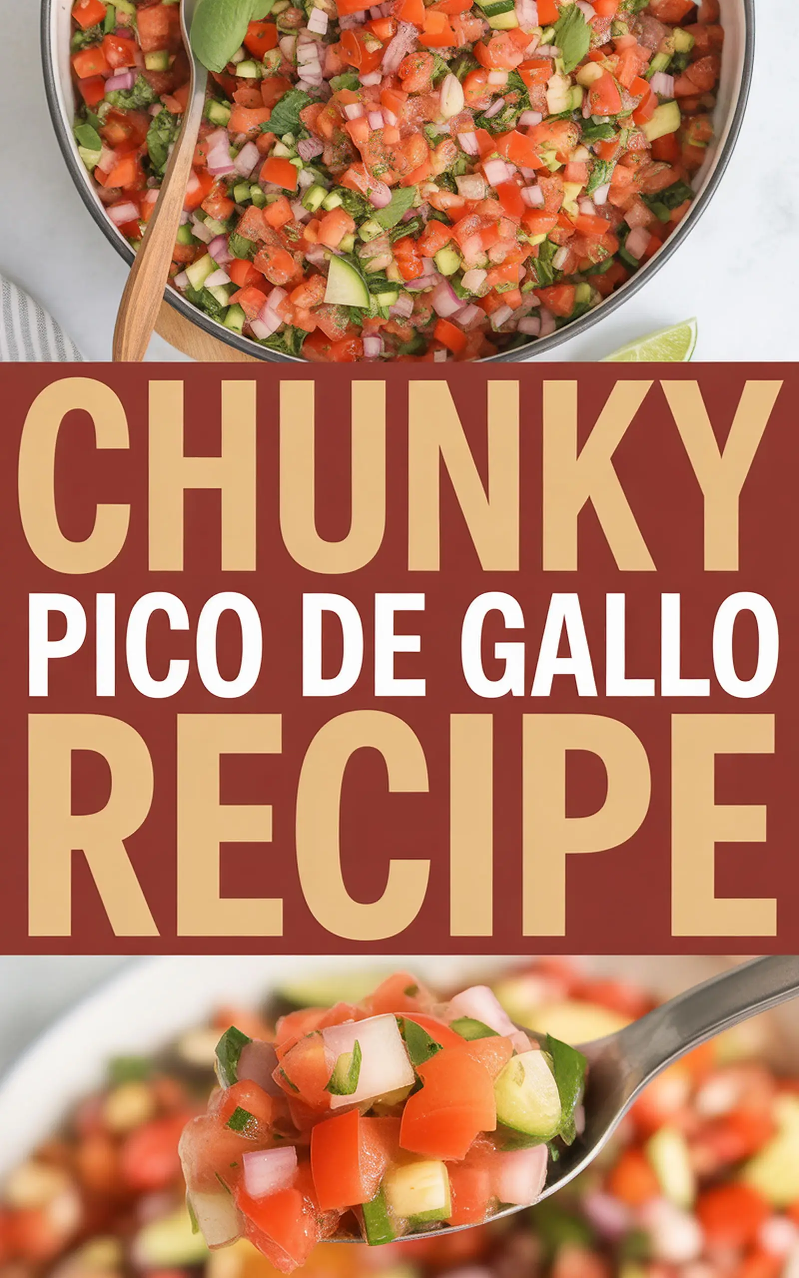 Chunky Pico de Gallo Recipe - easy recipe with step by step instructions