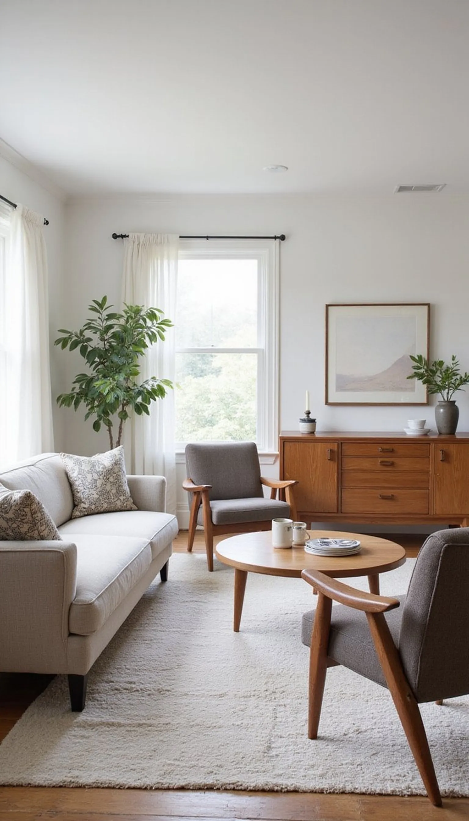 Mid-century touches with family-friendly flair