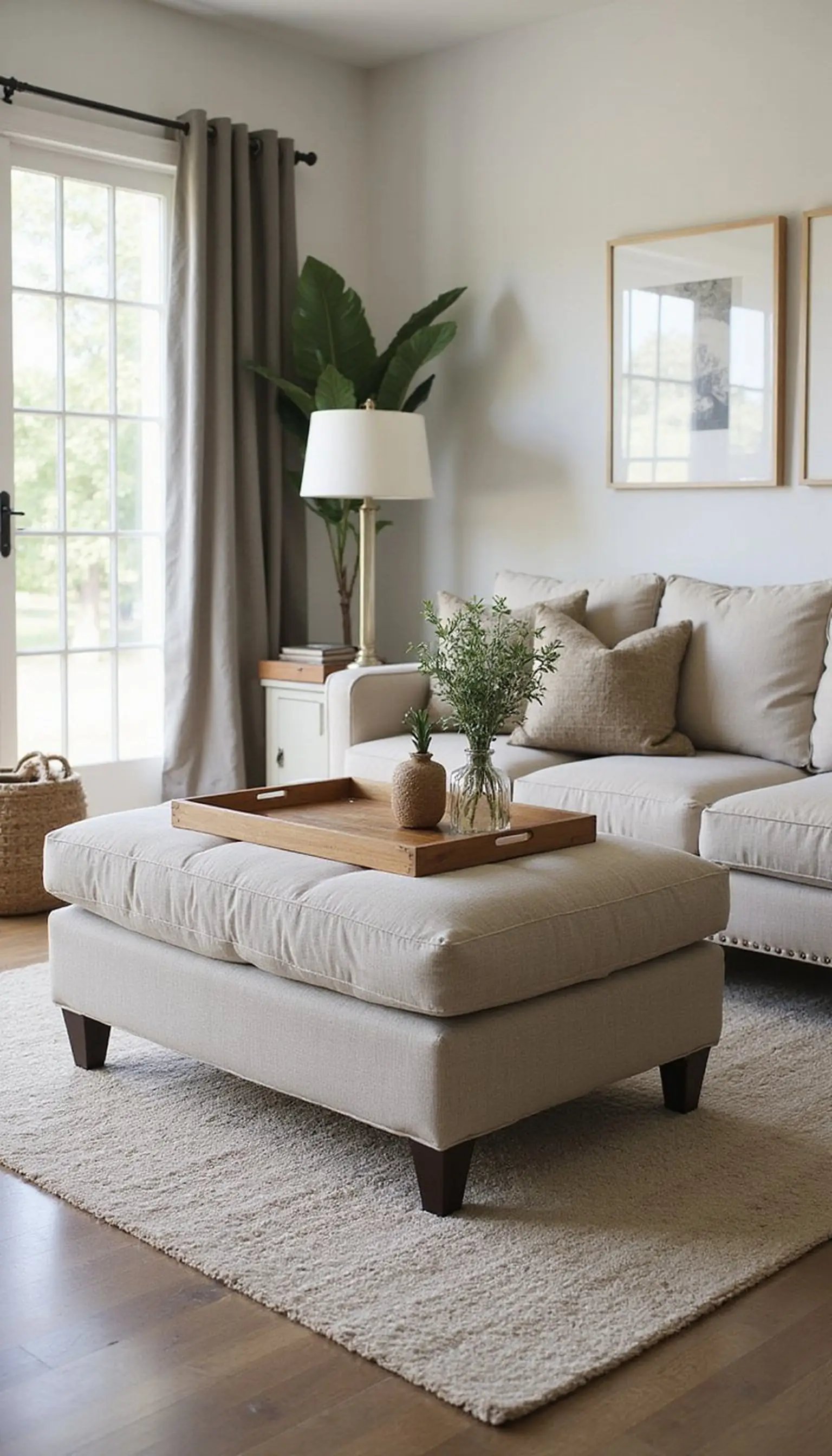 Ottoman coffee table for flexible living