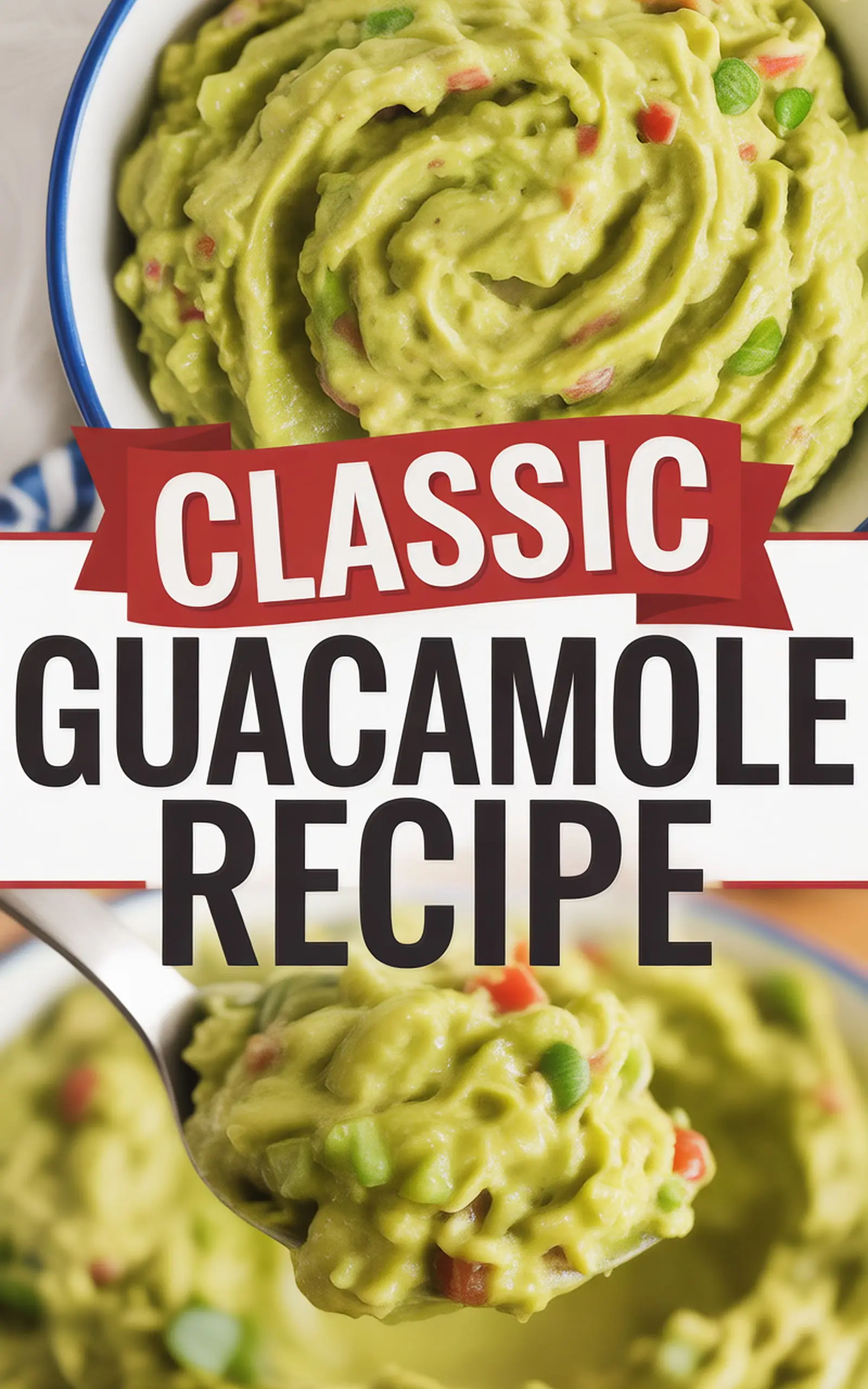 Classic Guacamole Recipe - easy recipe with step by step instructions