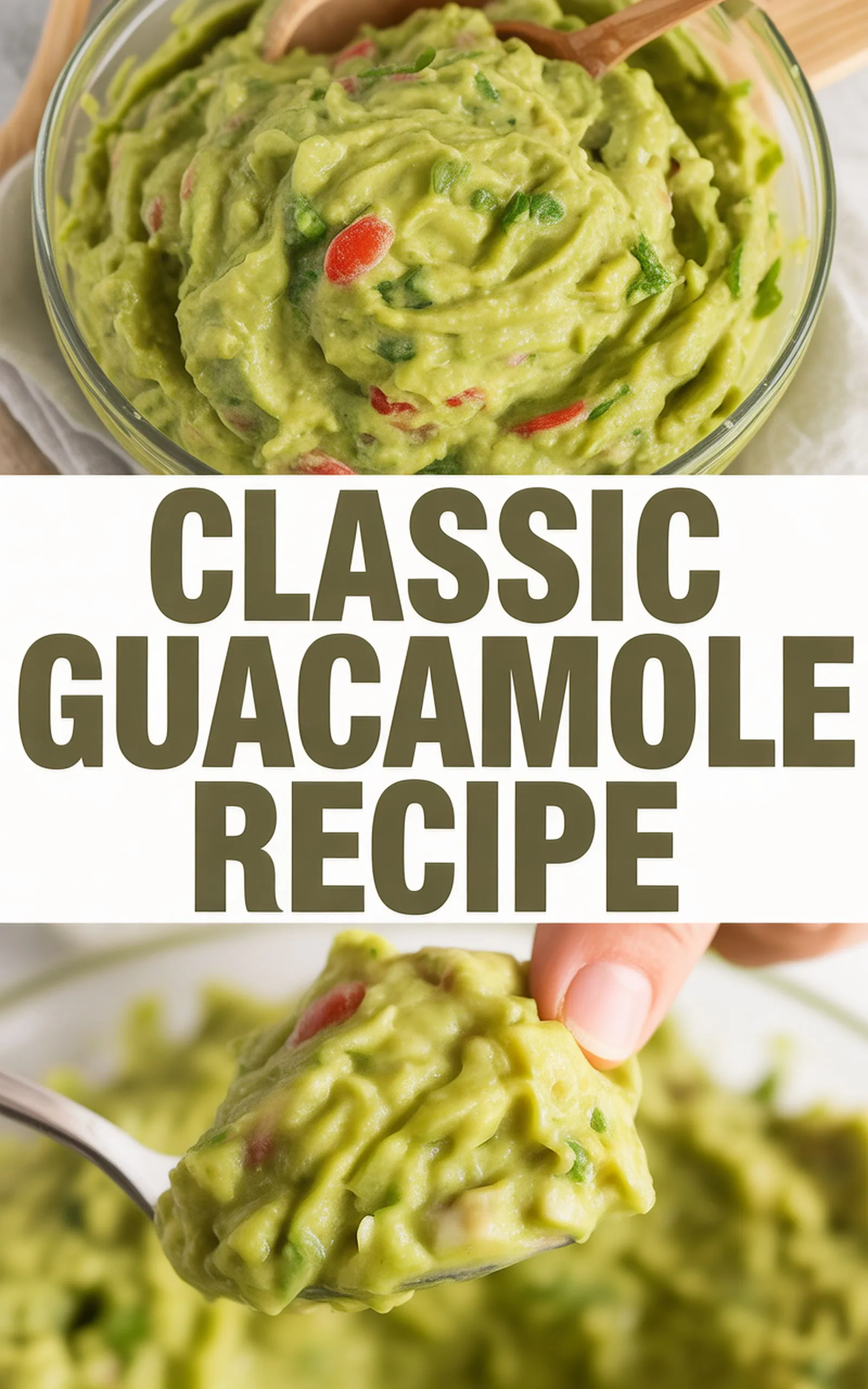 Classic Guacamole Recipe - easy recipe with step by step instructions