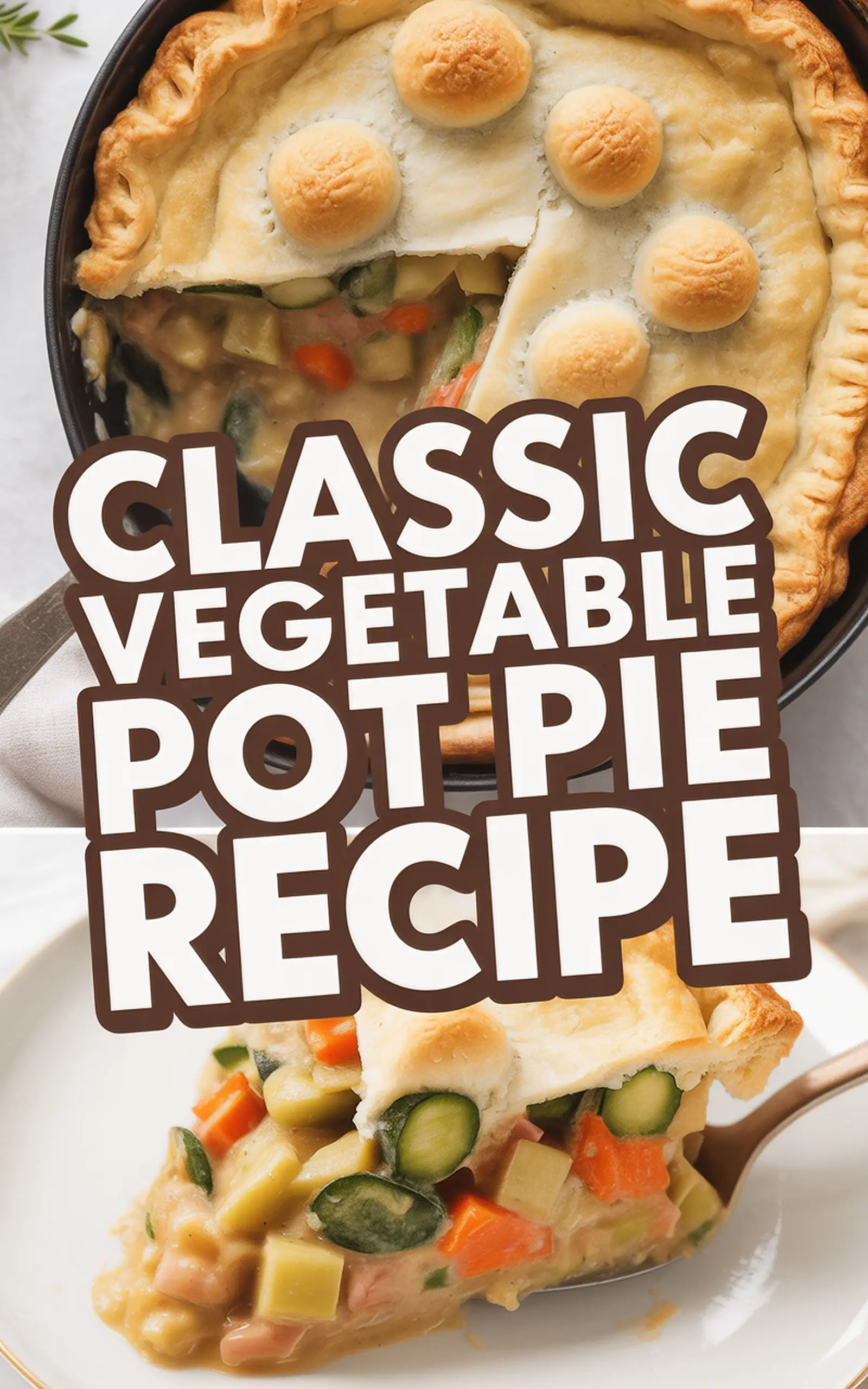 Classic Vegetable Pot Pie Recipe - easy recipe with step by step instructions