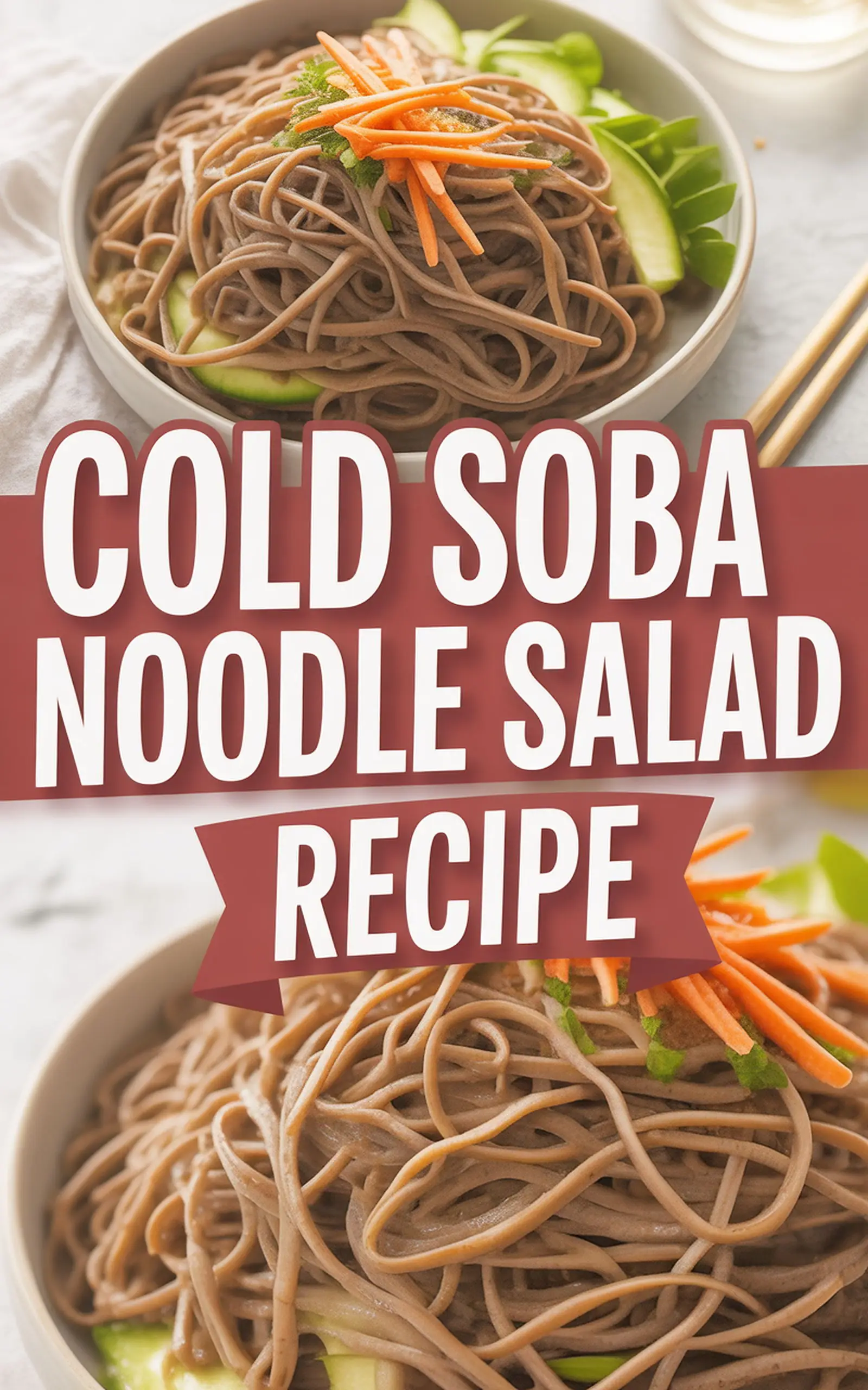 Cold Soba Noodle Salad Recipe - easy recipe with step by step instructions