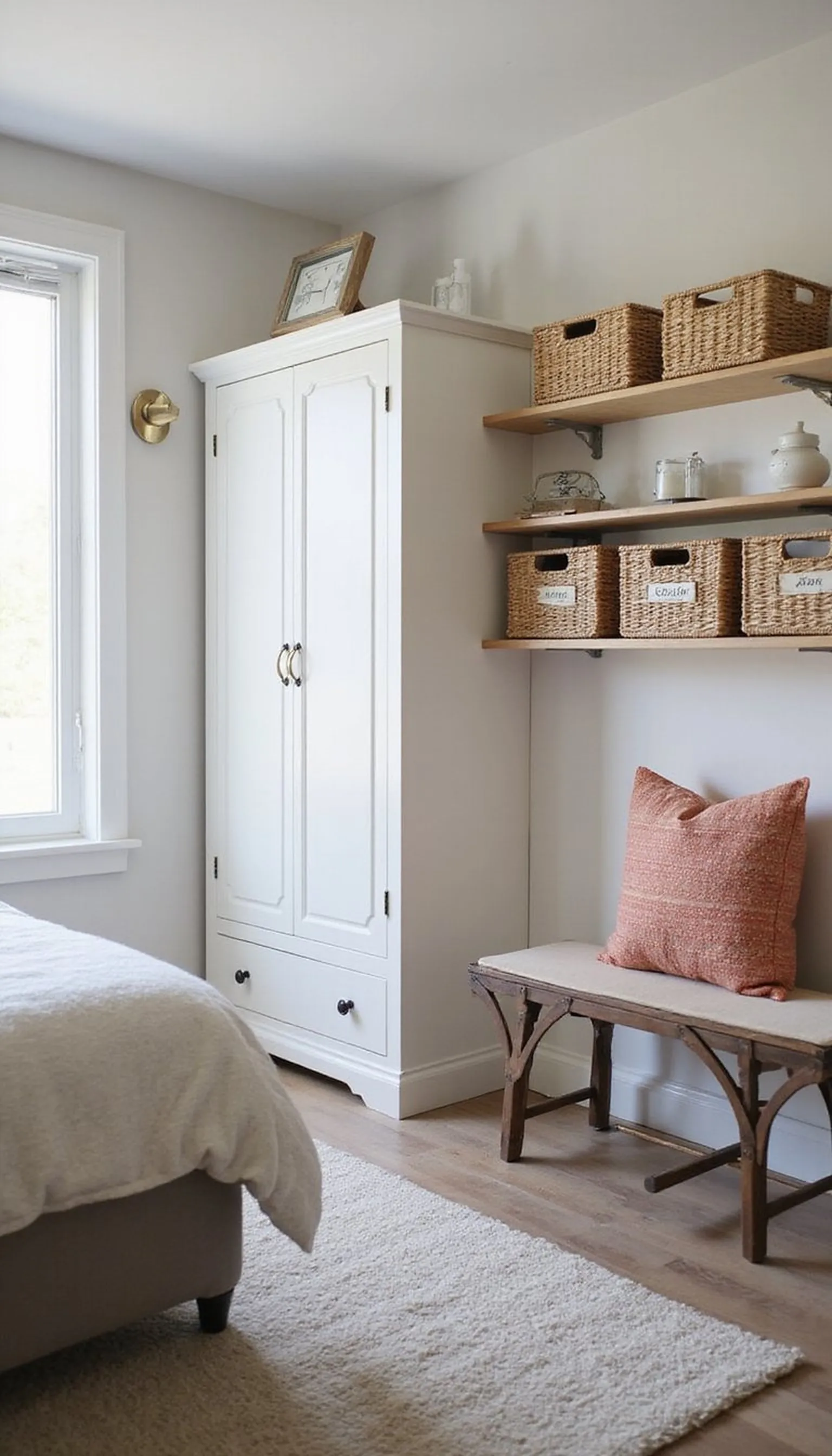 Guest comfort: smart storage and luggage spots
