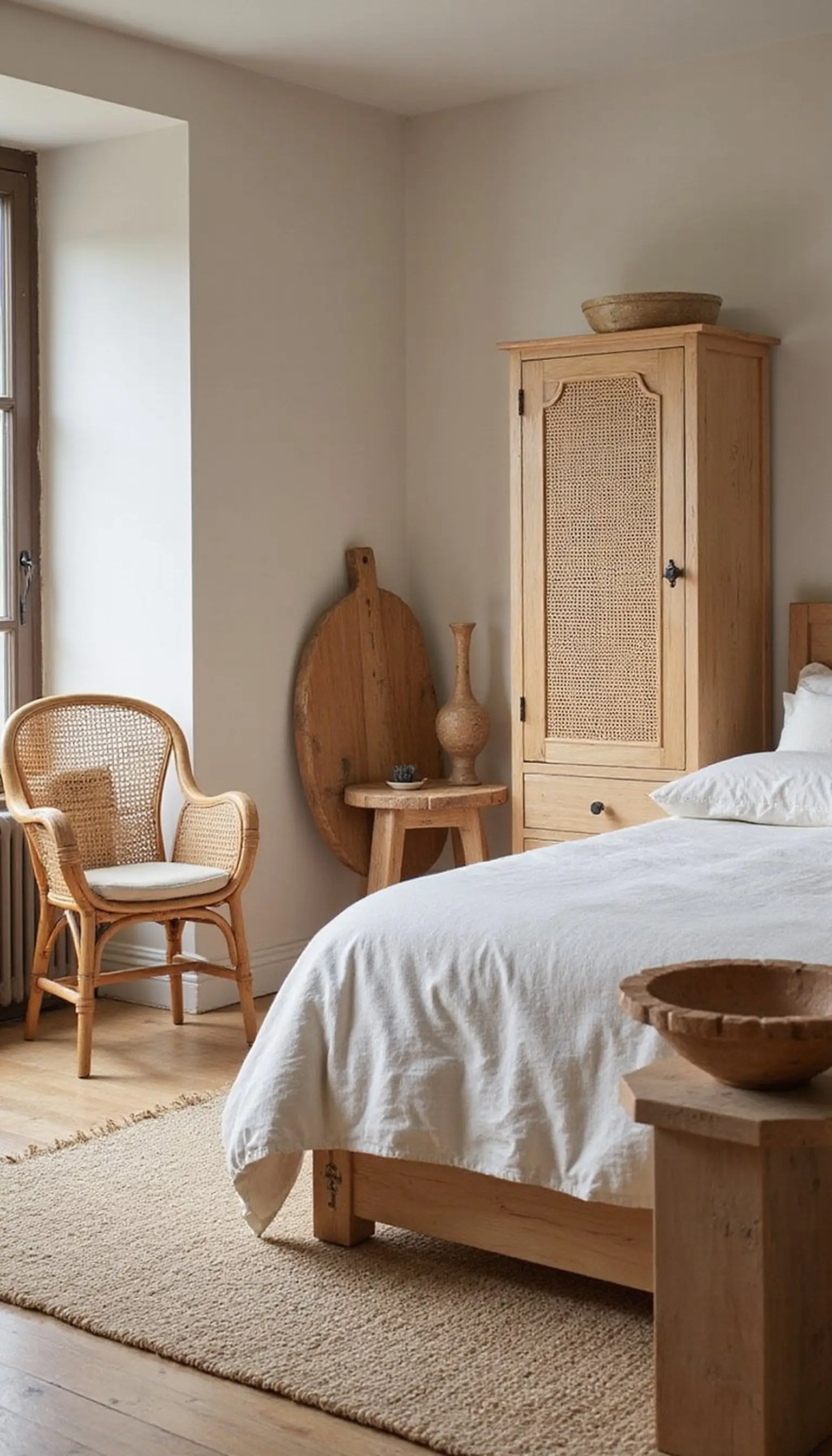 Natural textures for an earthy guest stay