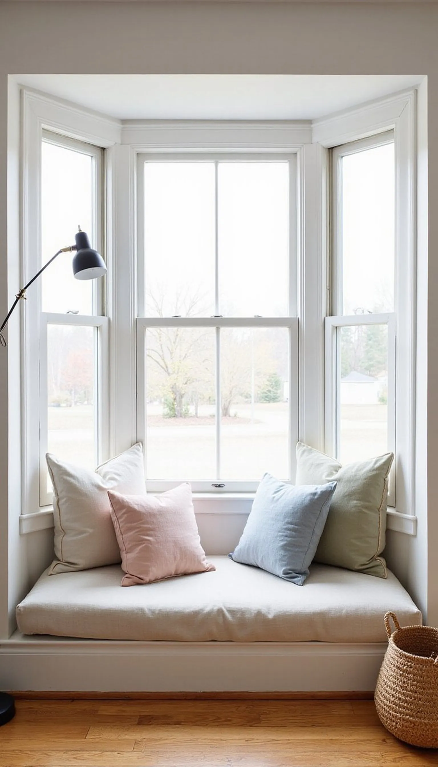 Bay window daybed: a sunlit sprawling retreat