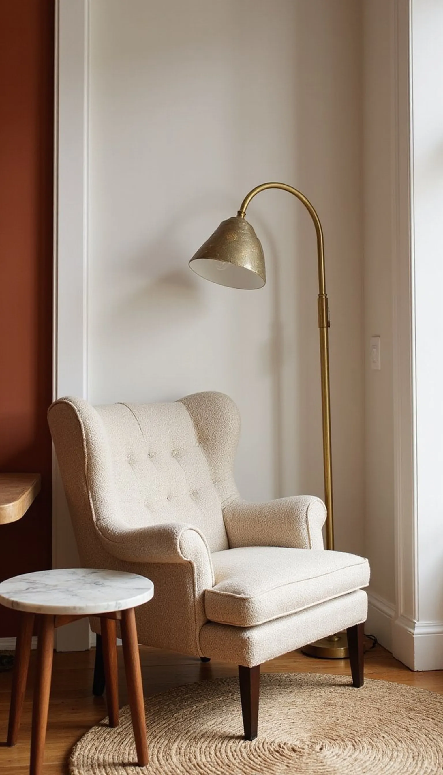 Can a corner armchair become a book lover’s nook?