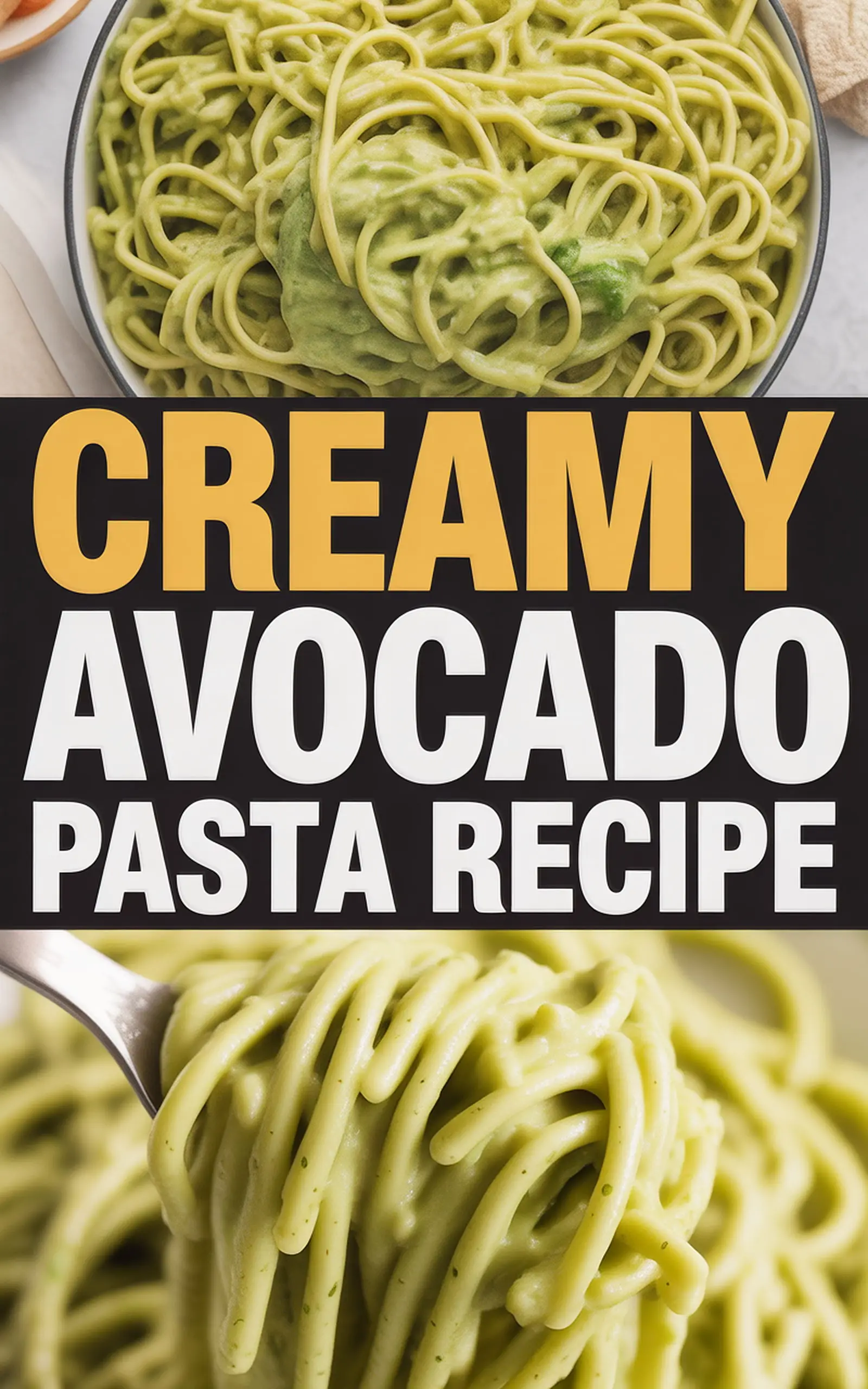 Creamy Avocado Pasta Recipe - easy recipe with step by step instructions