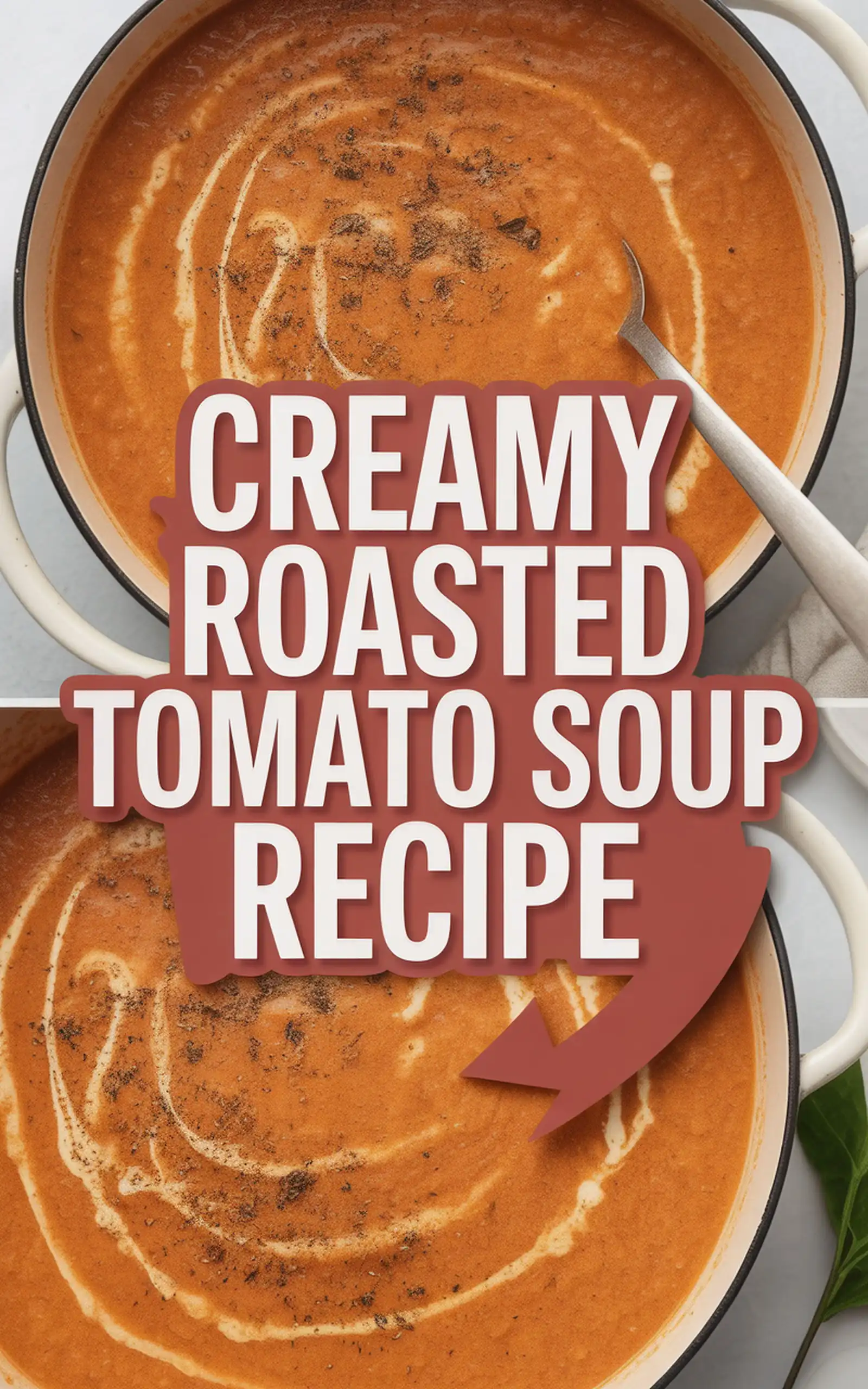 Creamy Roasted Tomato Soup Recipe - easy recipe with step by step instructions