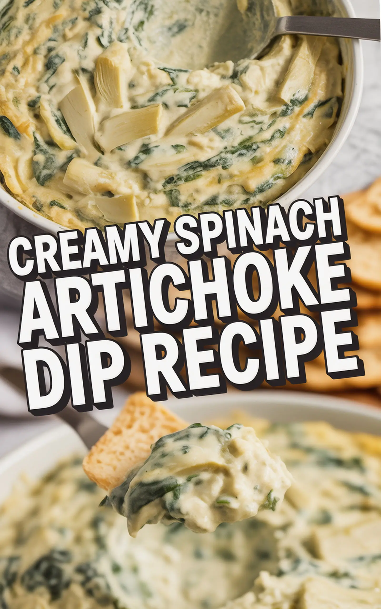 Creamy Spinach Artichoke Dip Recipe - easy recipe with step by step instructions