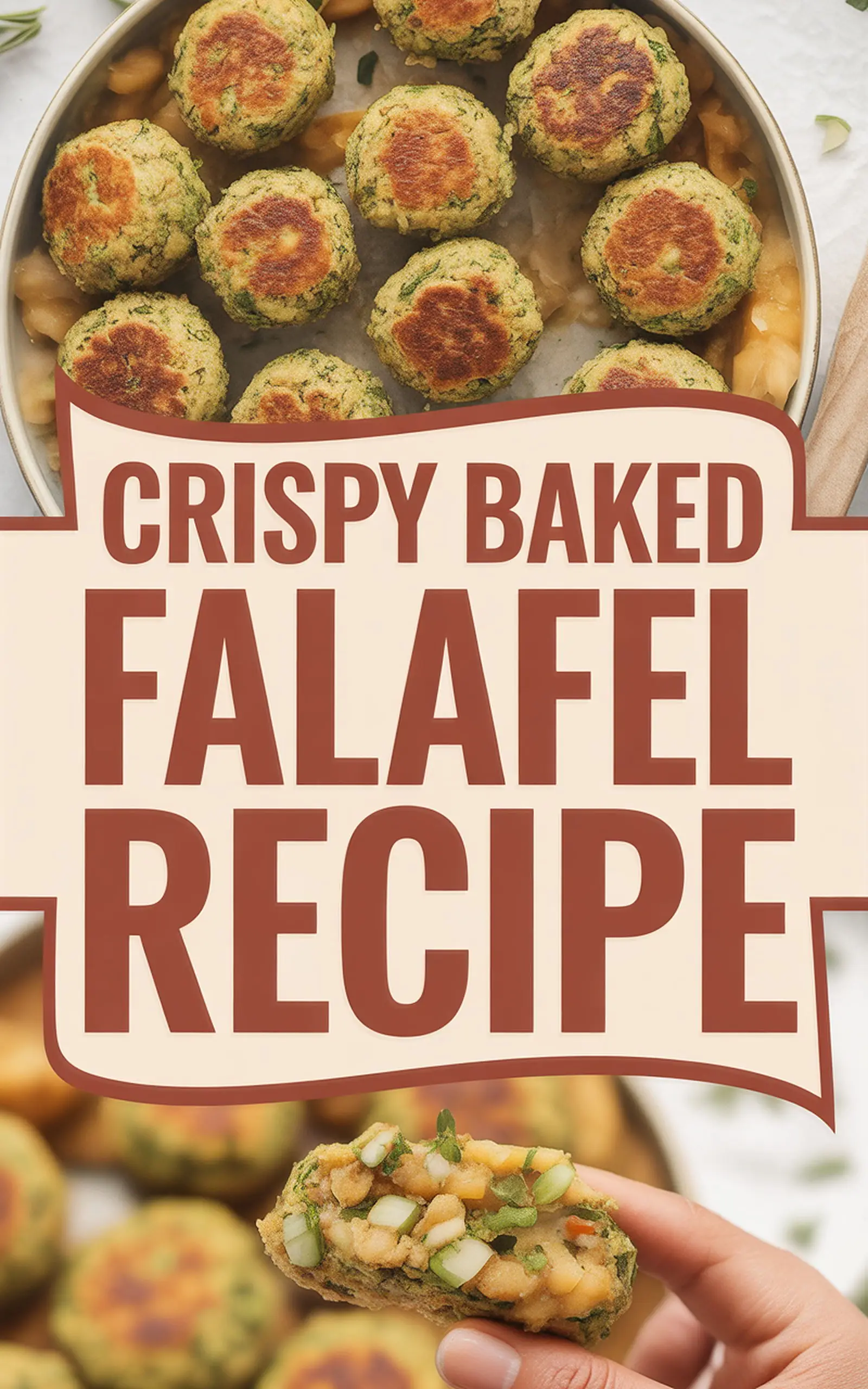 Crispy Baked Falafel Recipe - easy recipe with step by step instructions