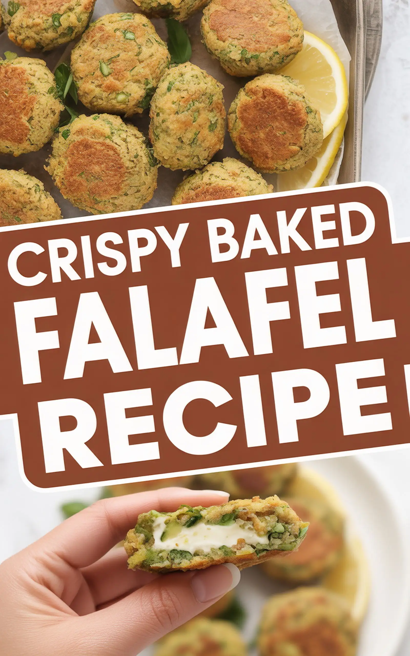 Crispy Baked Falafel Recipe - easy recipe with step by step instructions