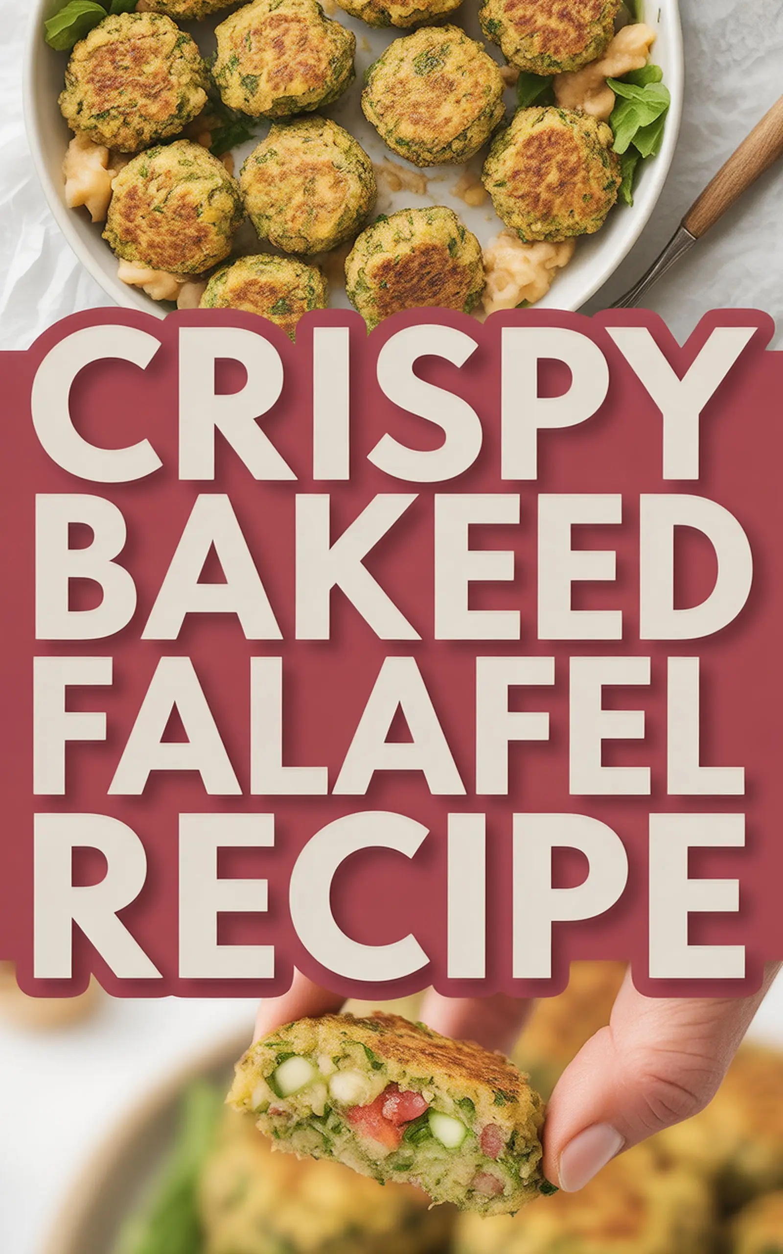 Crispy Baked Falafel Recipe - easy recipe with step by step instructions