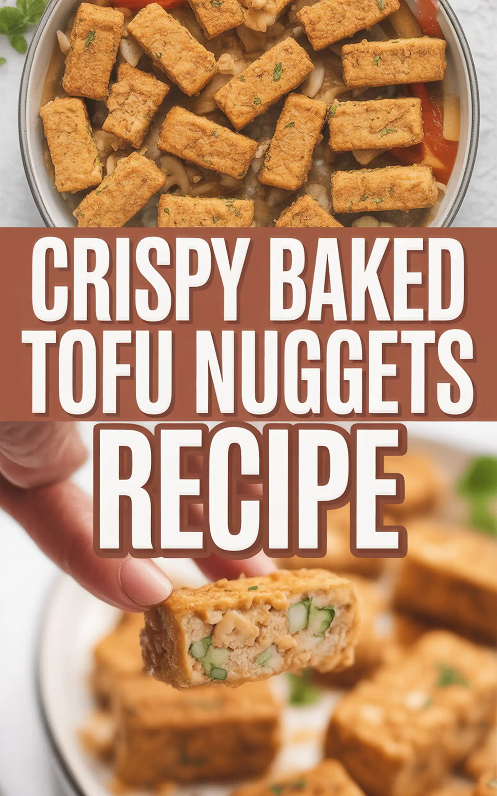 Crispy Baked Tofu Nuggets Recipe - easy recipe with step by step instructions