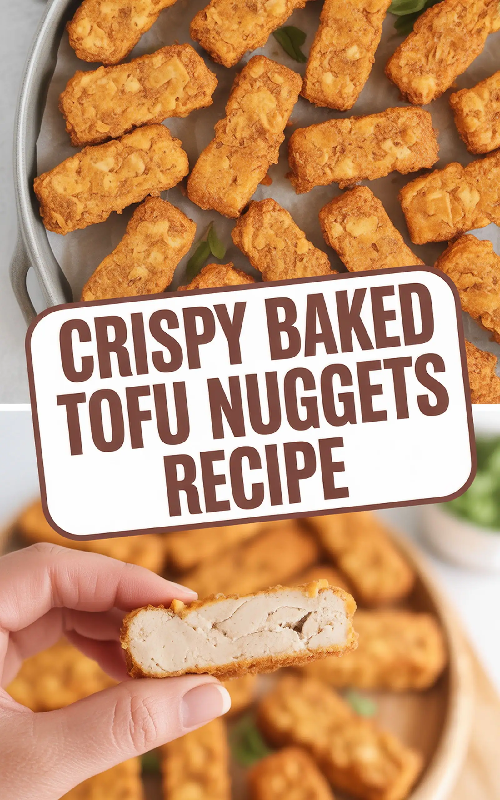 Crispy Baked Tofu Nuggets Recipe - easy recipe with step by step instructions