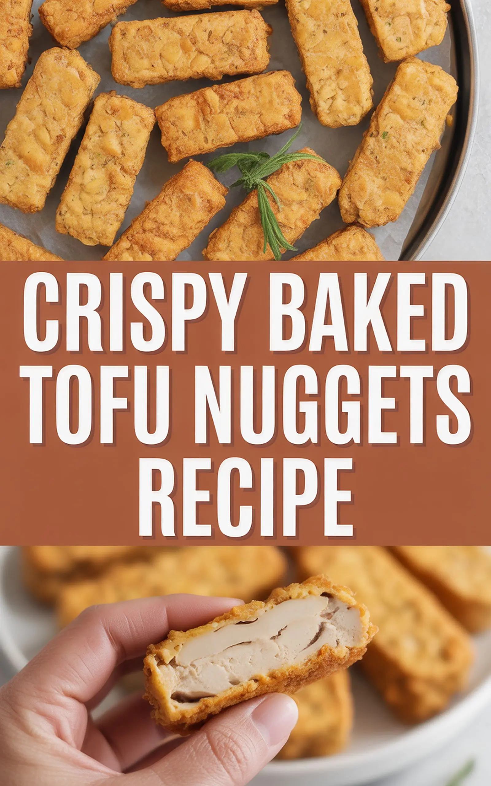 Crispy Baked Tofu Nuggets Recipe - easy recipe with step by step instructions