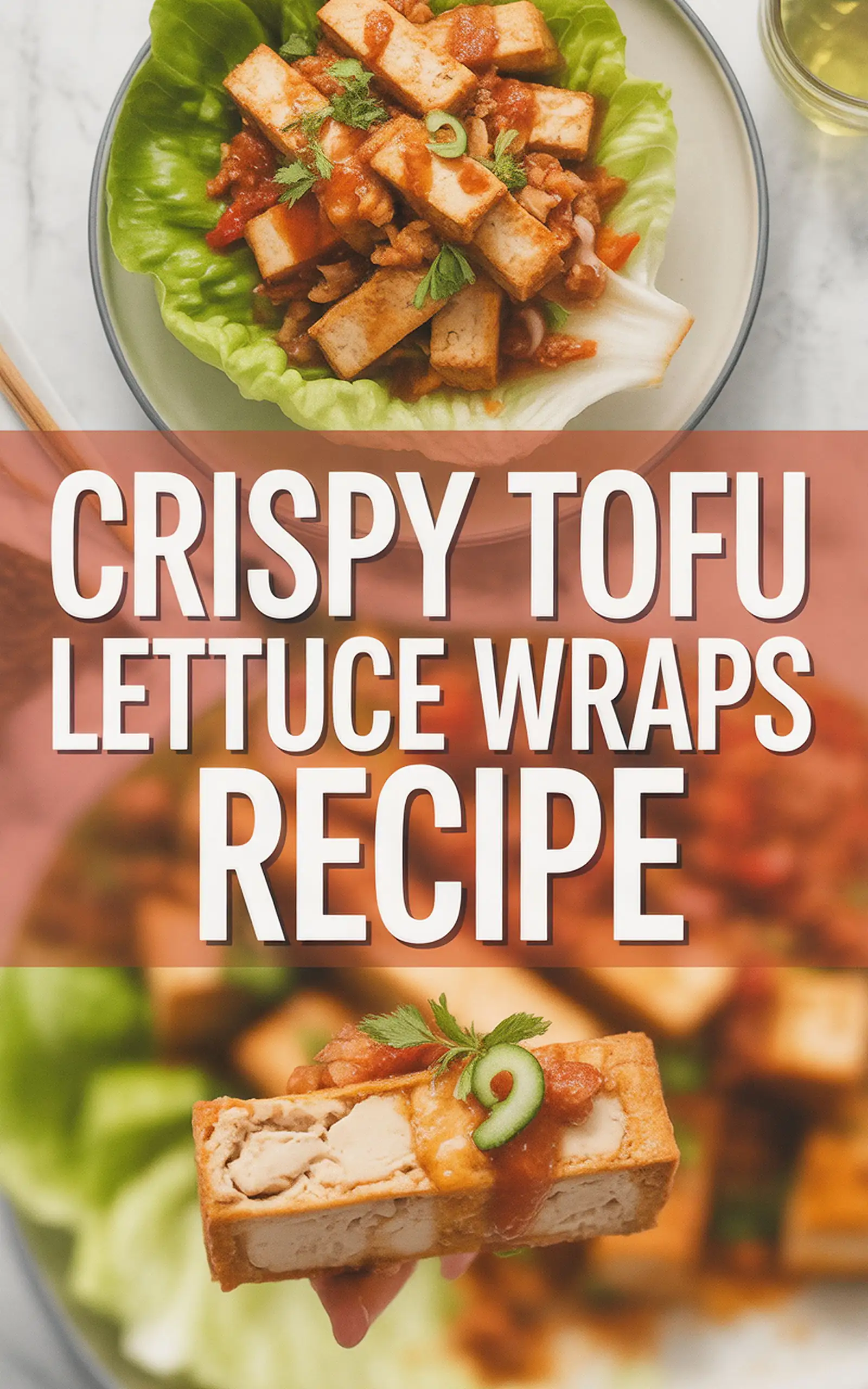 Crispy Tofu Lettuce Wraps Recipe - easy recipe with step by step instructions