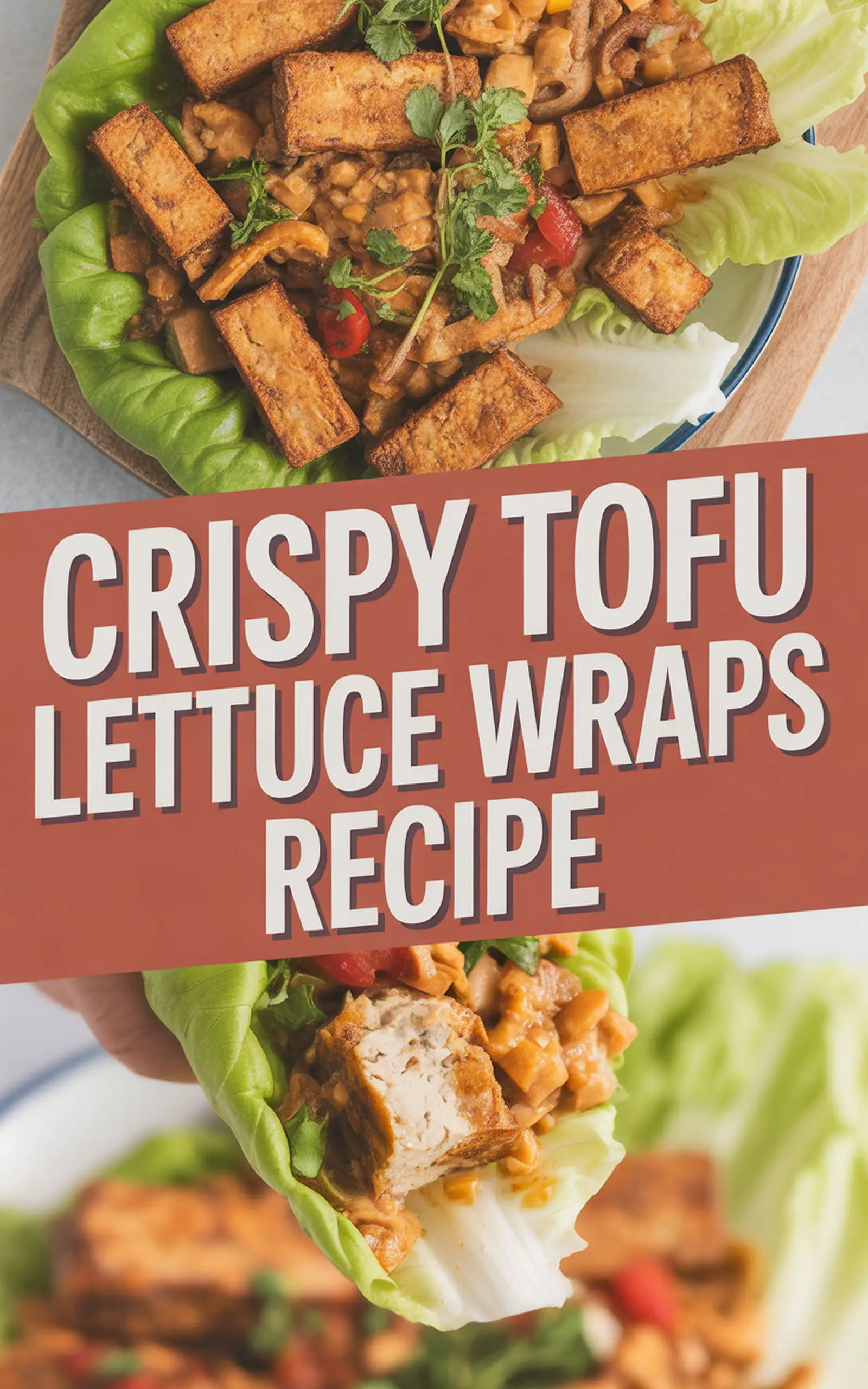 Crispy Tofu Lettuce Wraps Recipe - easy recipe with step by step instructions