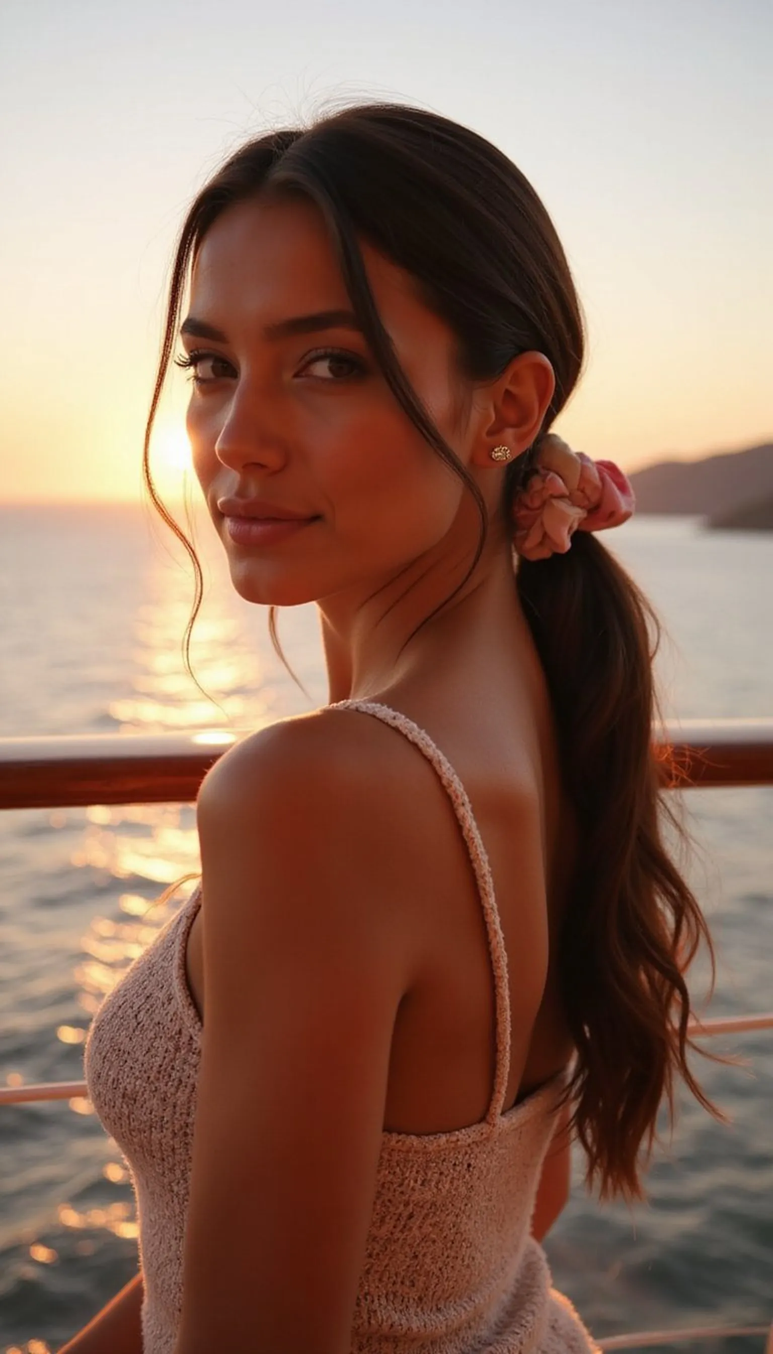 Sleek Low Ponytail With Silk Scrunchie For Evenings