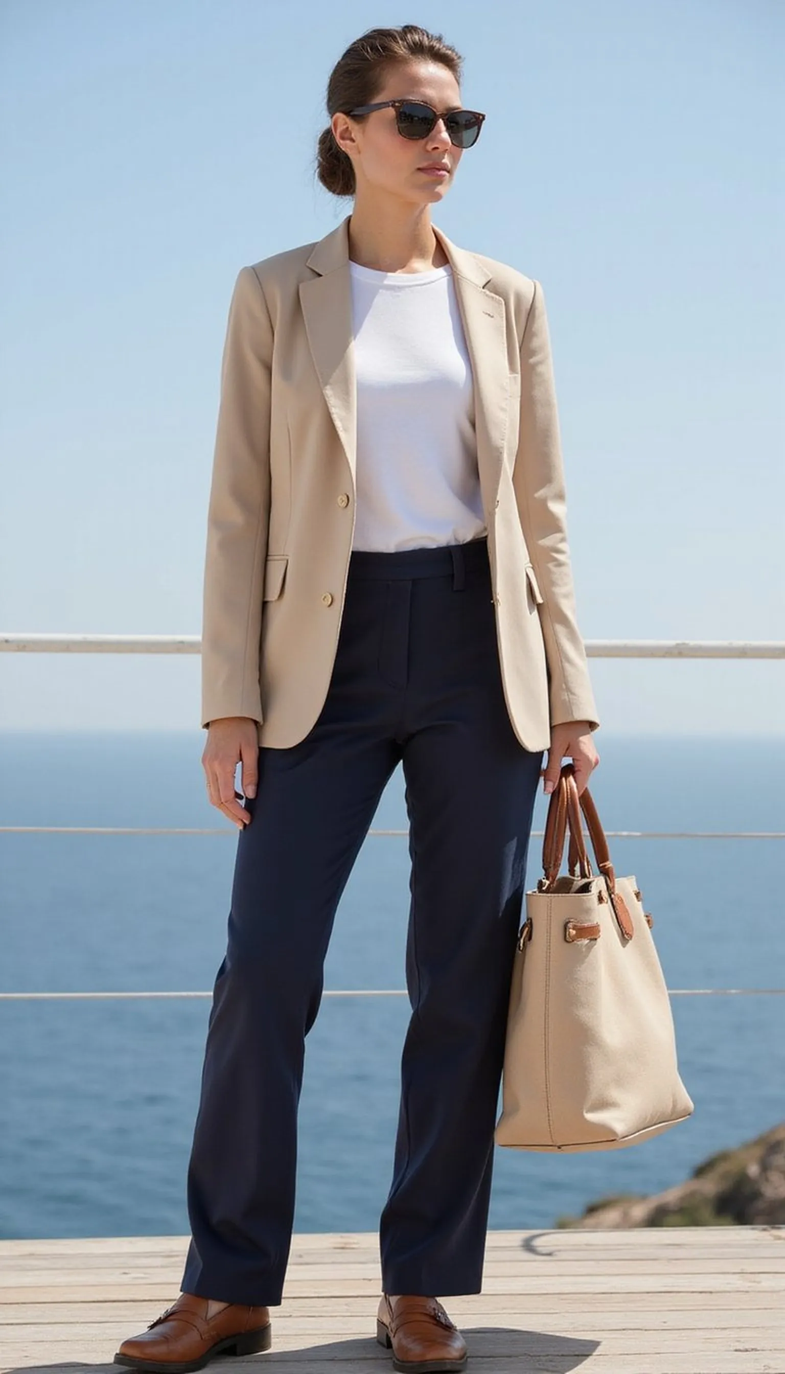 Monochrome Neutrals: Capsule Three-Piece Outfit