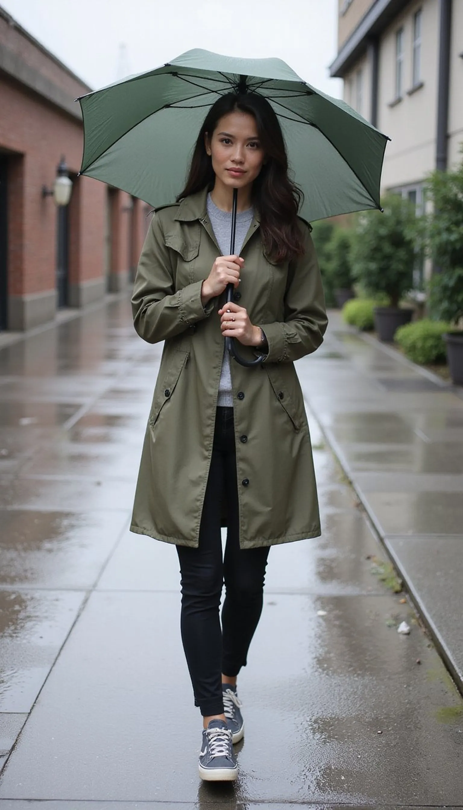 Rainy Day Ready: Packable Trench and Waterproof Shoes