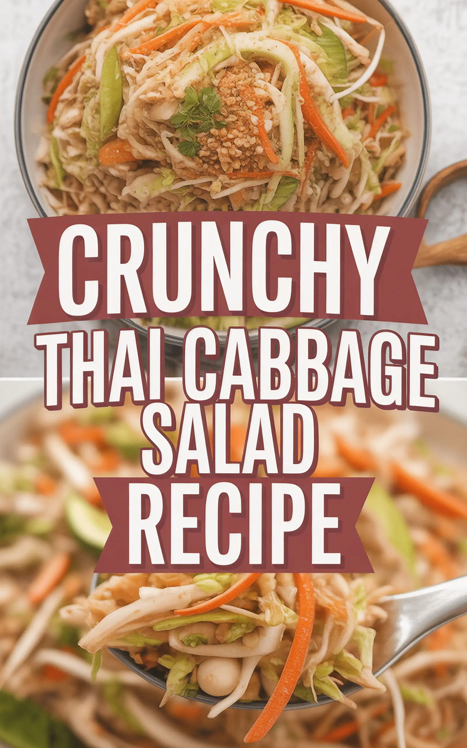 Crunchy Thai Cabbage Salad Recipe - easy recipe with step by step instructions