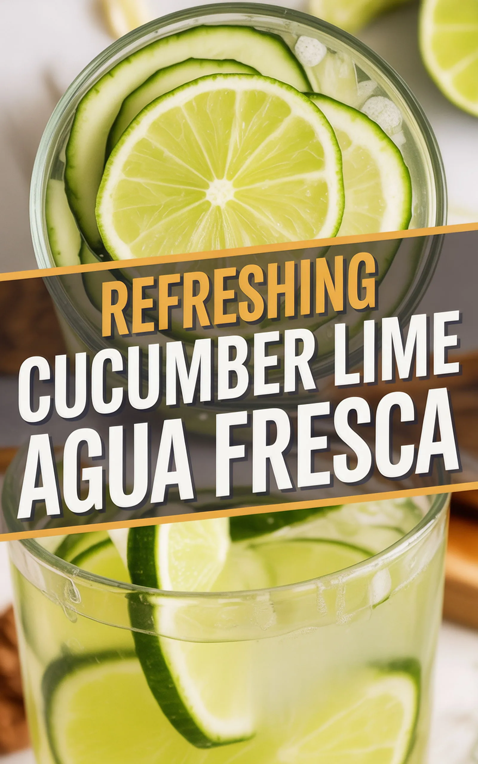 Refreshing Cucumber Lime Agua Fresca - easy recipe with step by step instructions
