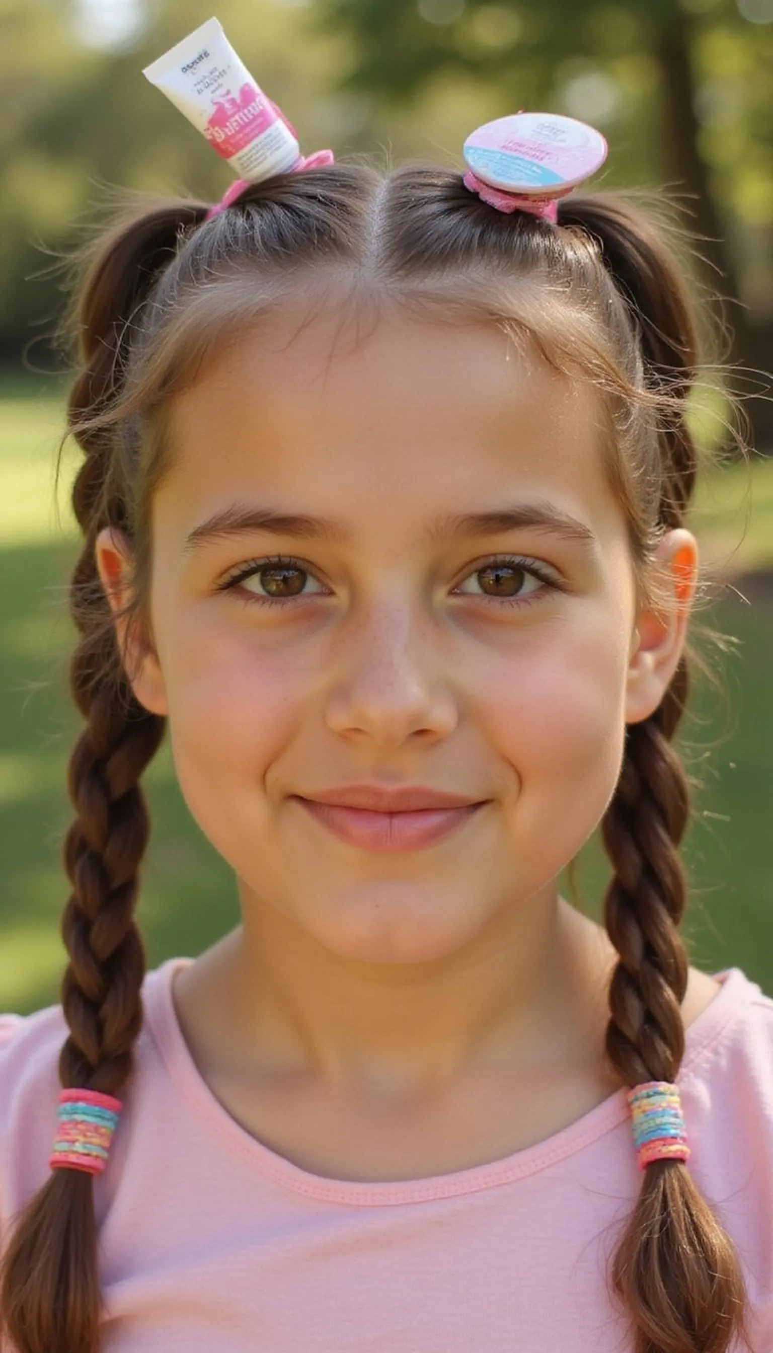 Double Dutch Pigtails With Youthful Edge