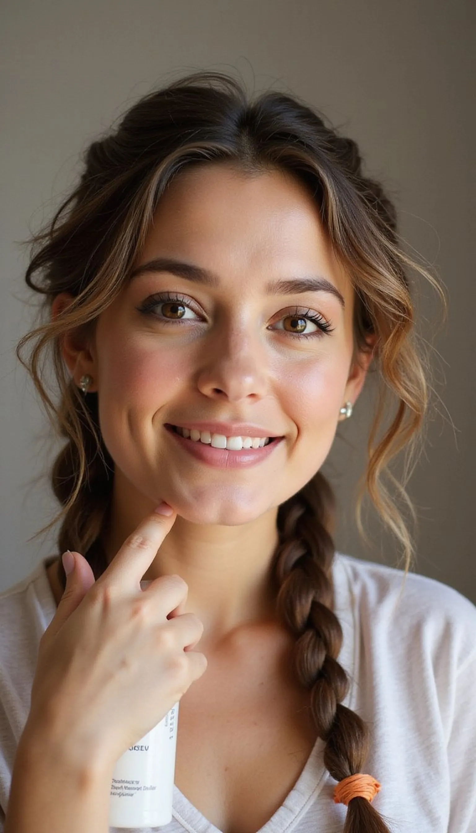 Messy Milkmaid Braids With Face-Framing Pieces