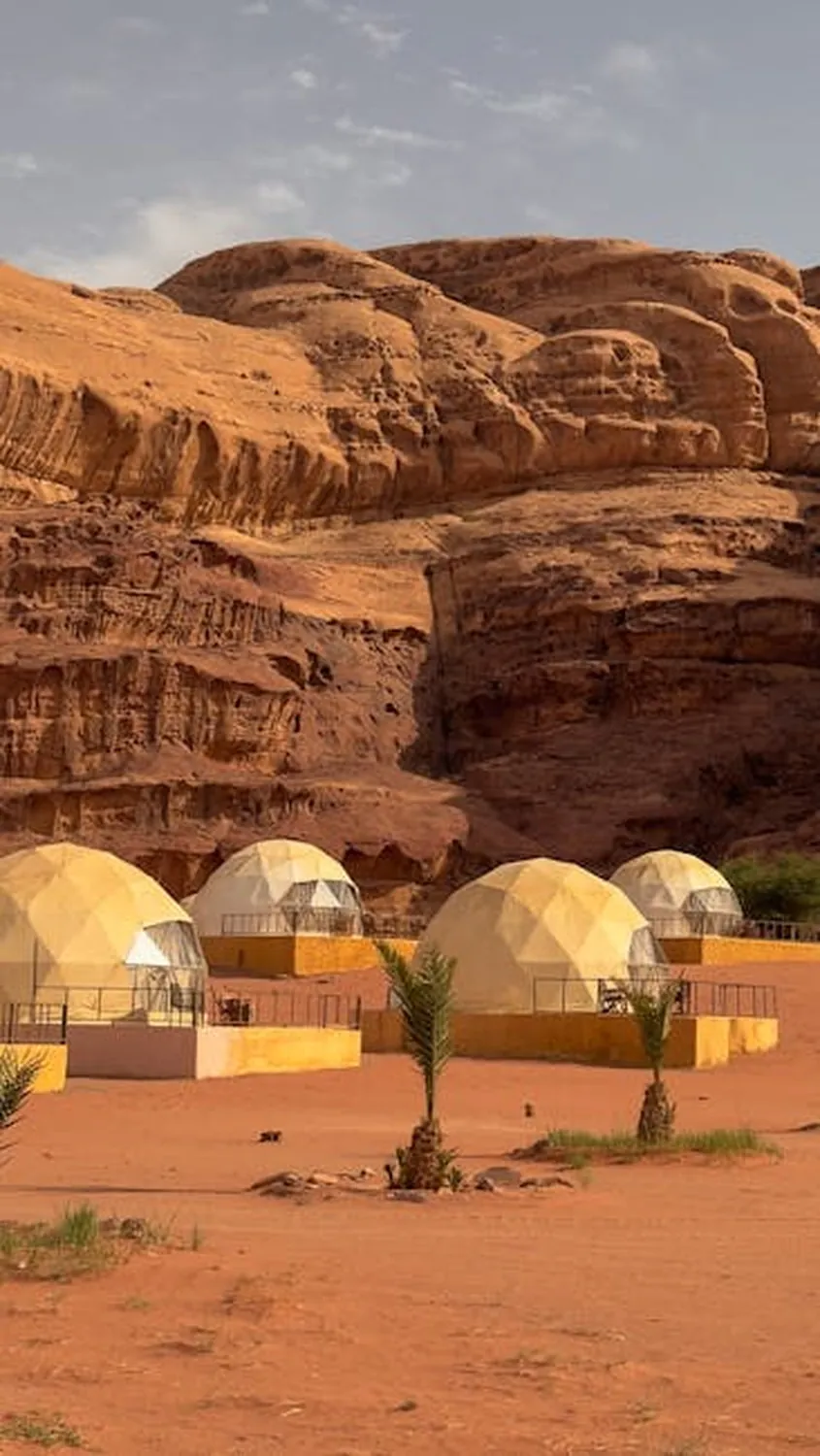 Stone-and-sand lodges at Adrere Amellal Siwa