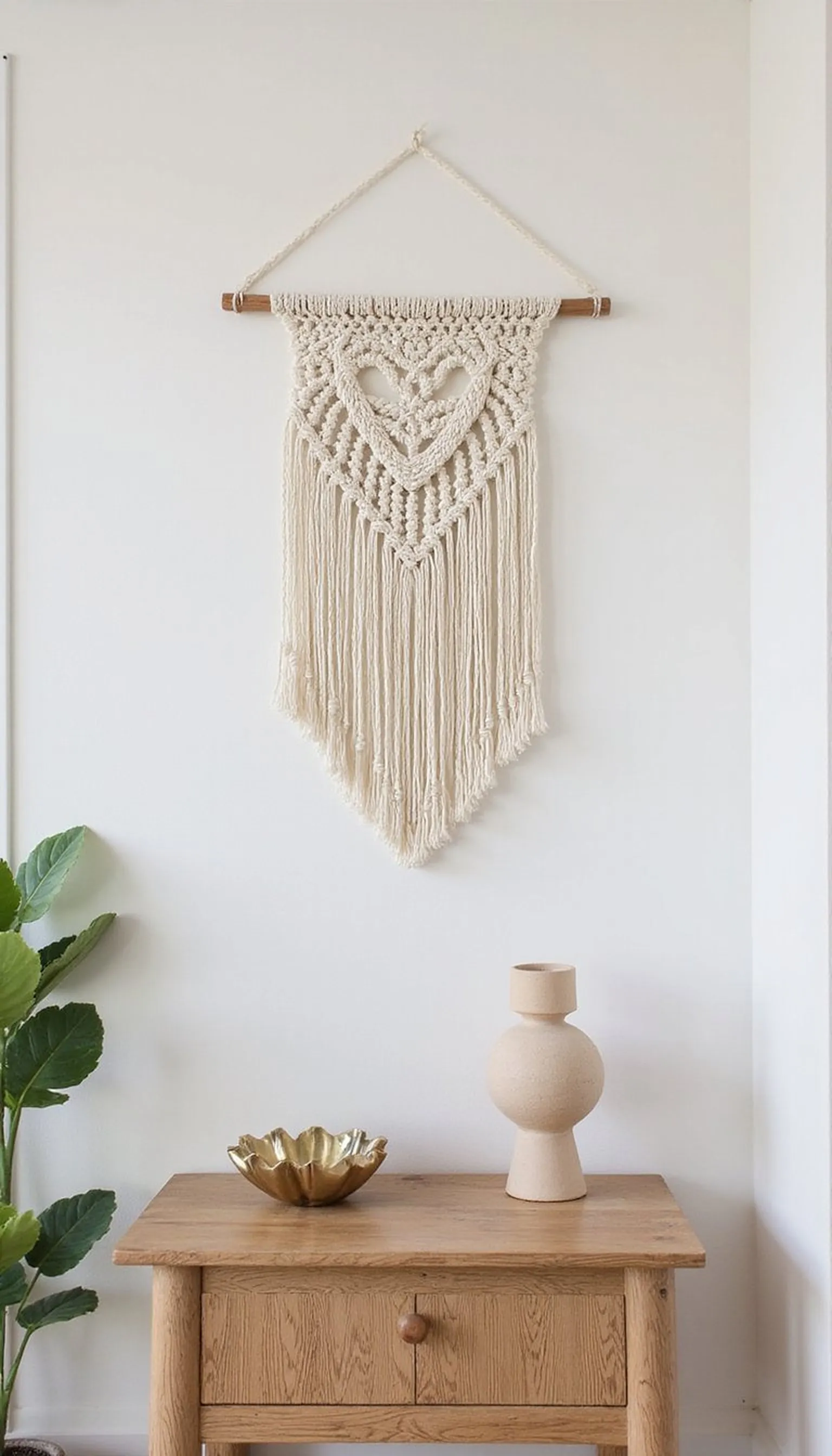Minimal knot study: simple macrame lines