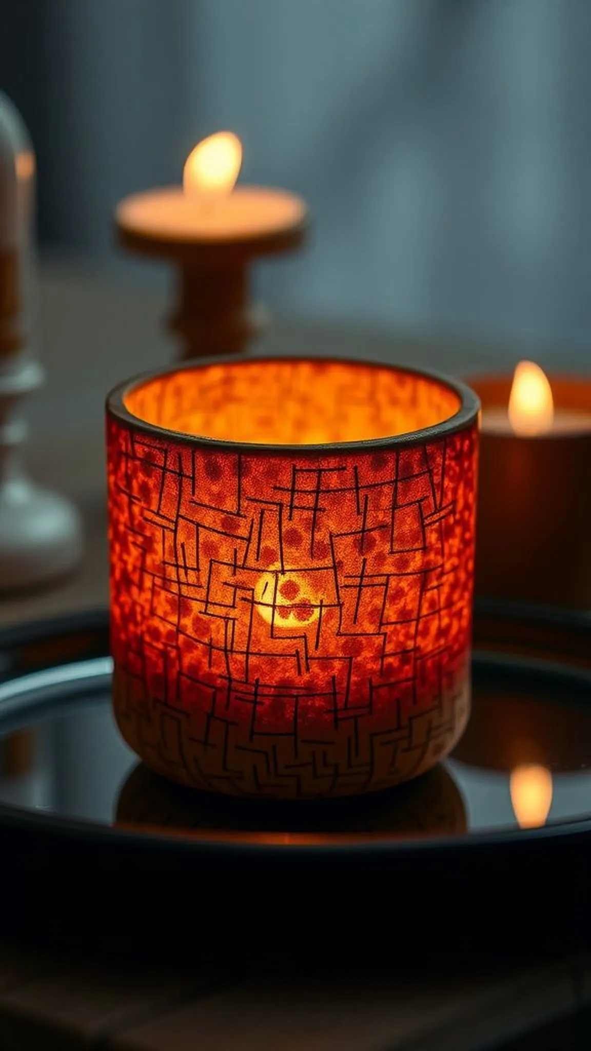Candle holders that whisper rustic romance