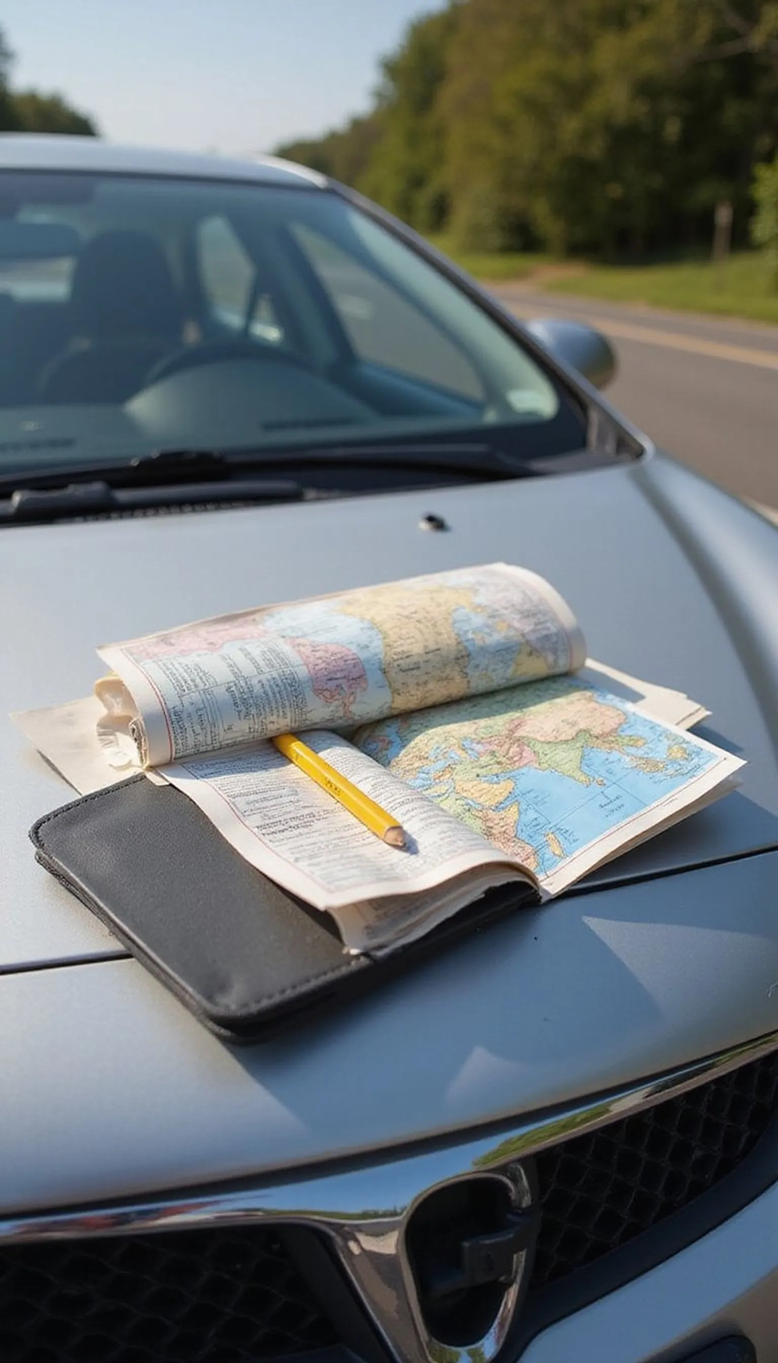 Paper Maps and Waterproof Notebook for Route Backup
