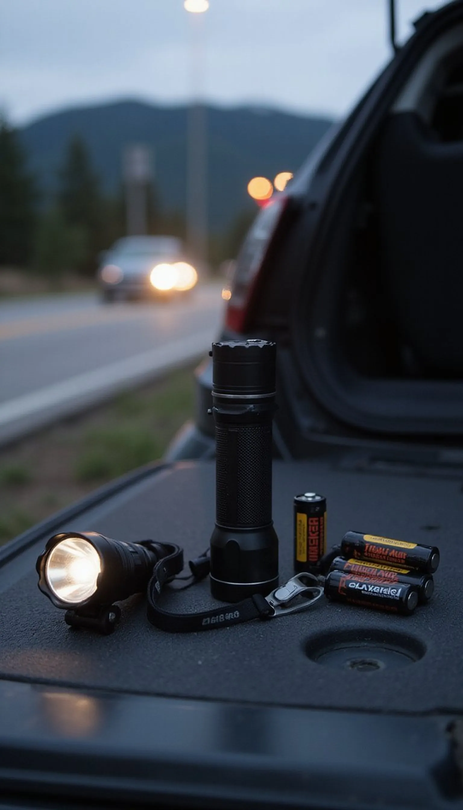 Reliable Flashlight plus Headlamp for Night Stops