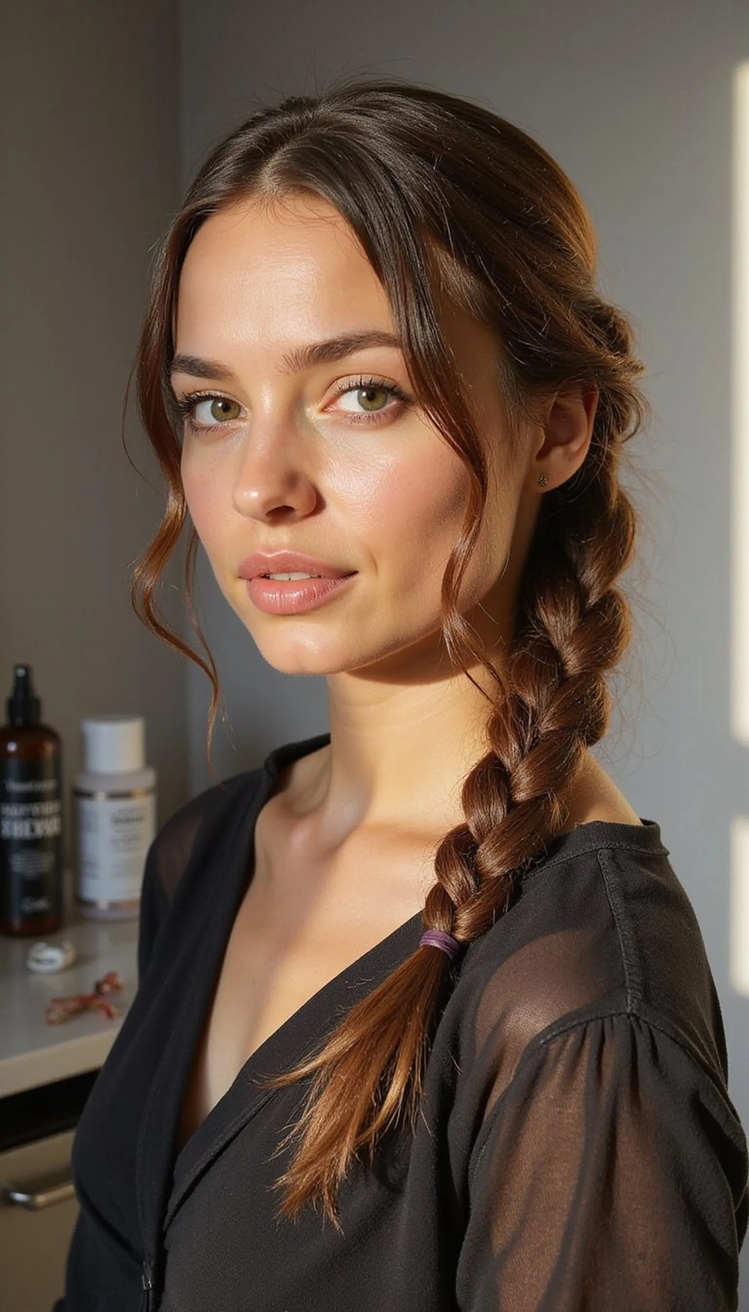 Easy Dutch Braid For Everyday Hold