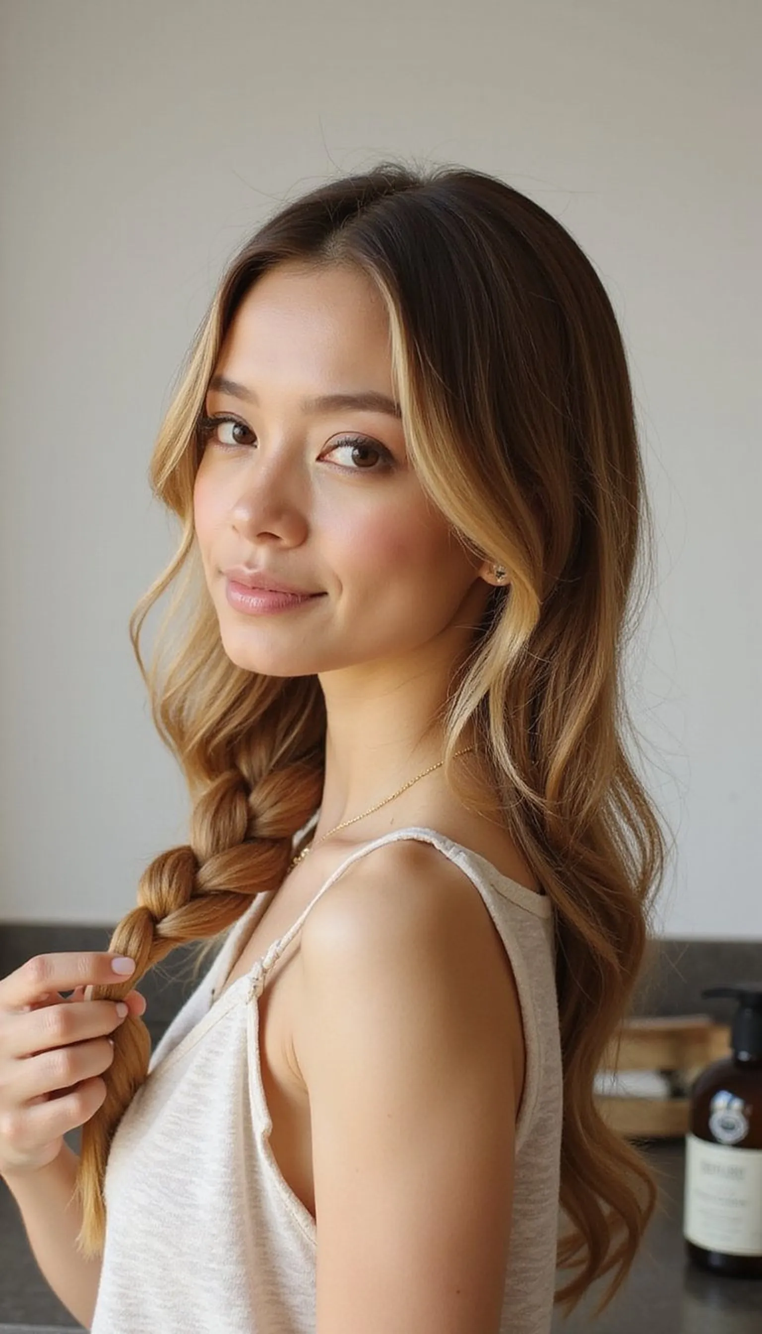 Rope Braid For Sleek Twisted Texture