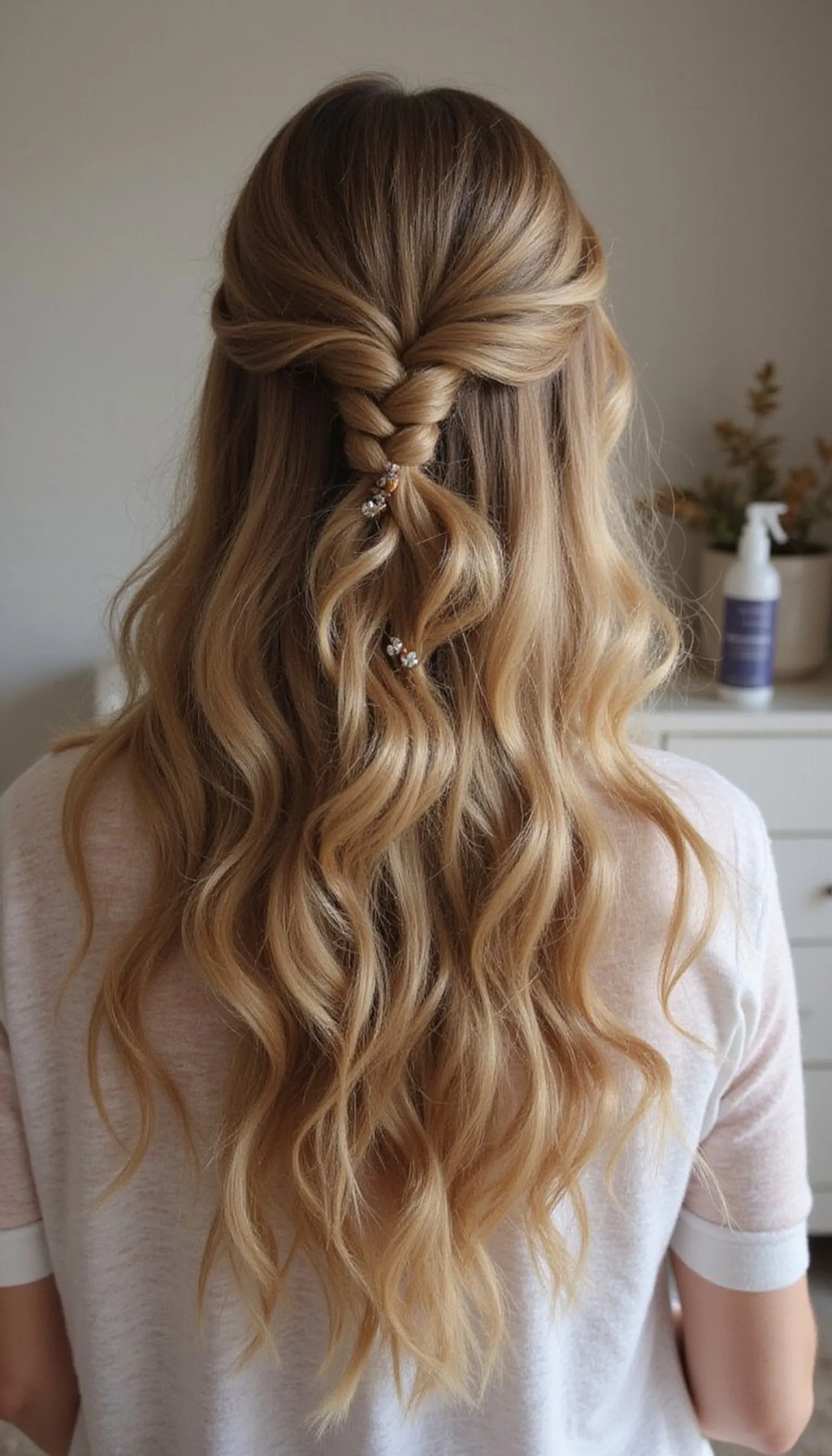 Waterfall Braid For Delicate Face-Framing