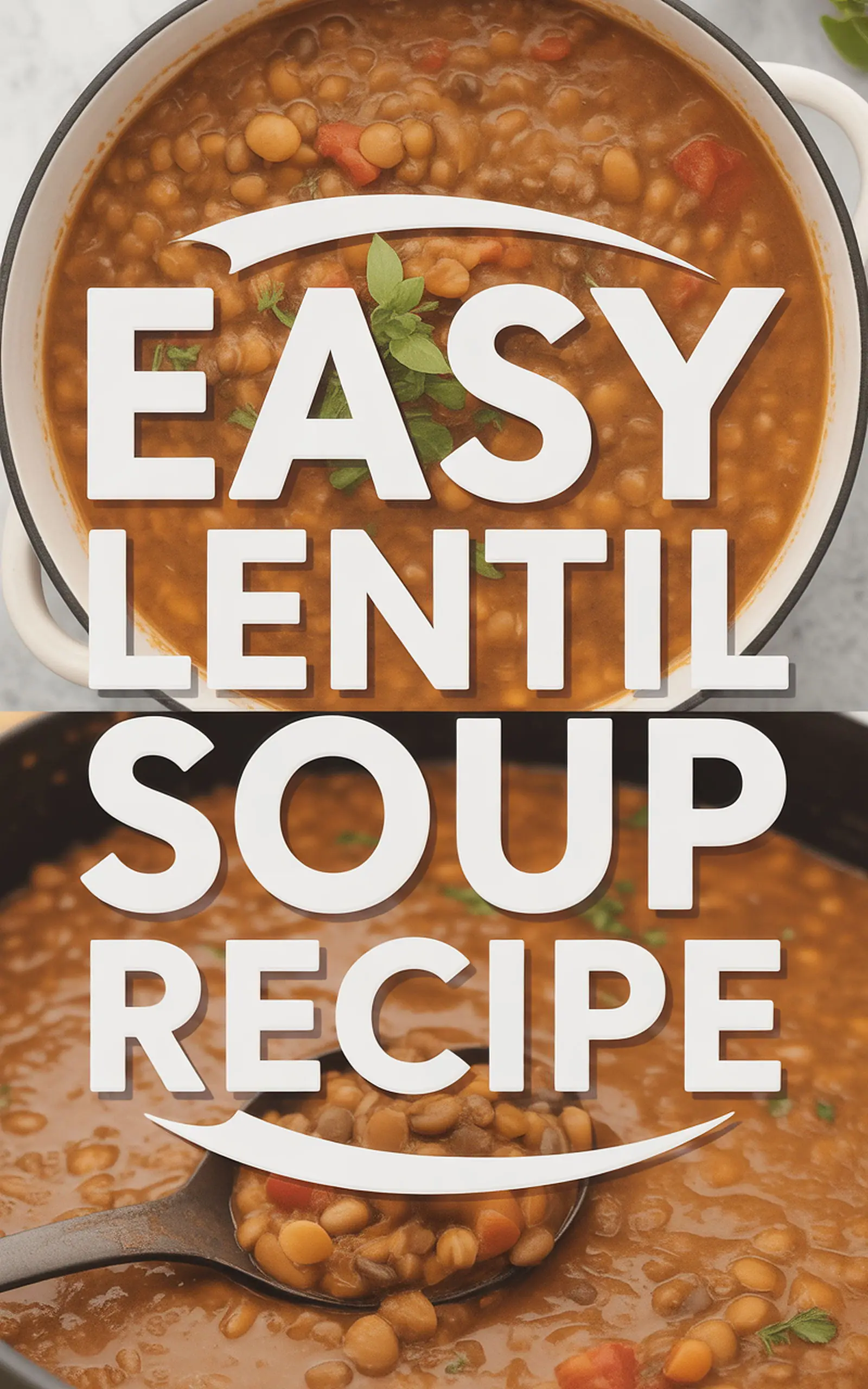 Easy Lentil Soup Recipe - easy recipe with step by step instructions