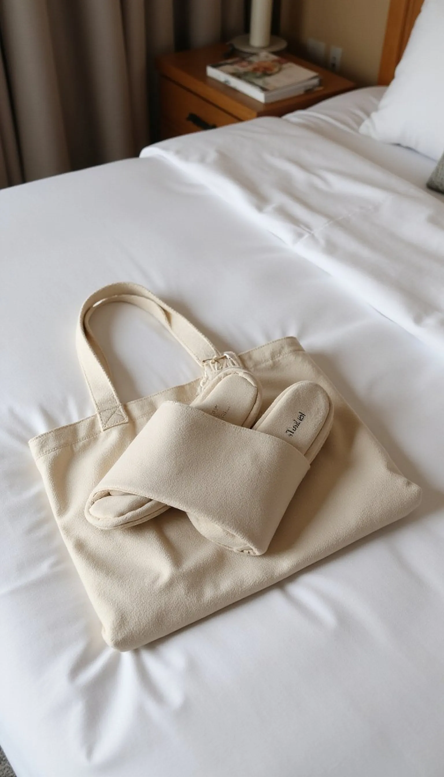 Travel slippers for hotel room comfort