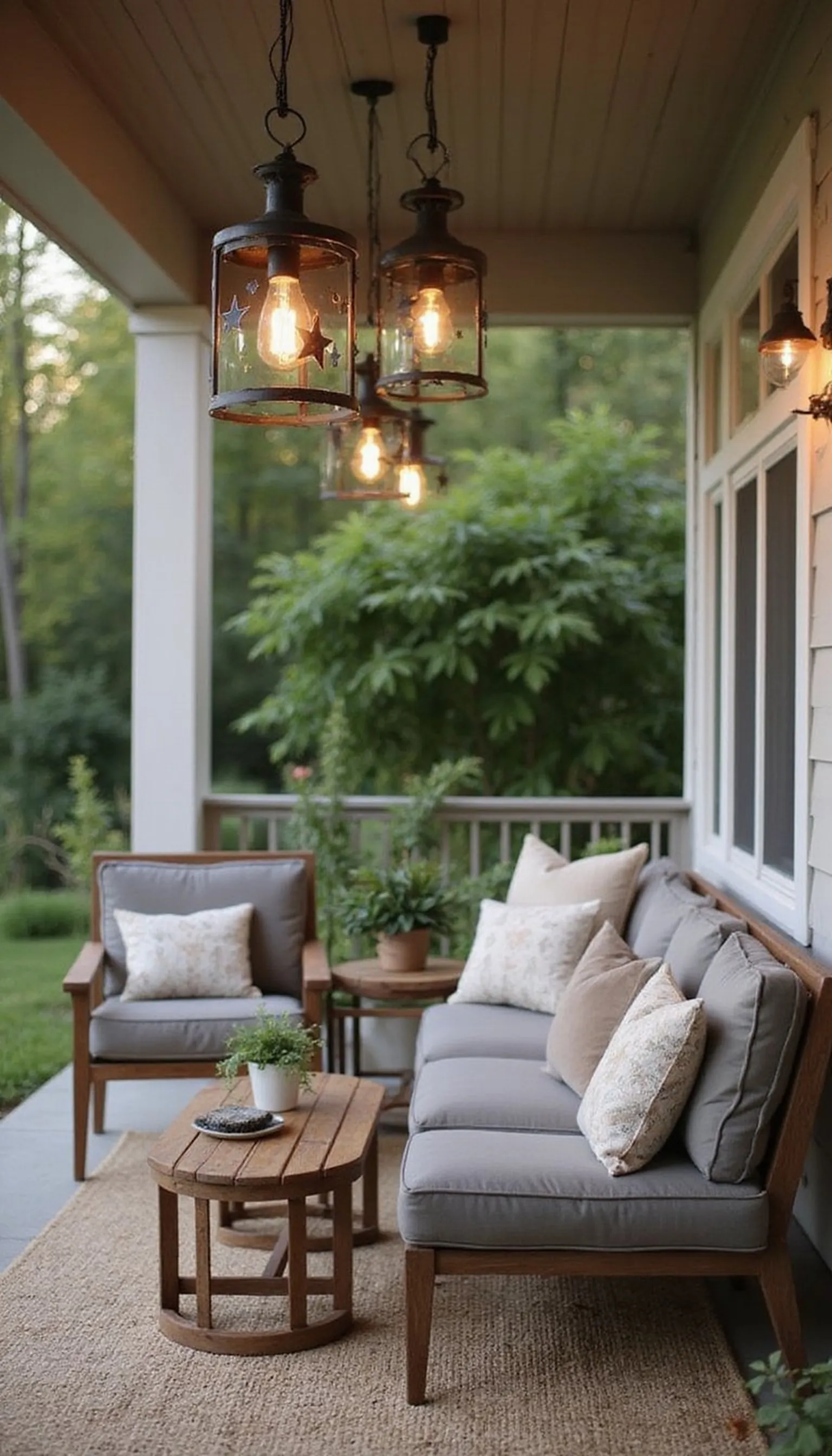 Hanging Star Lanterns for Overhead Charm