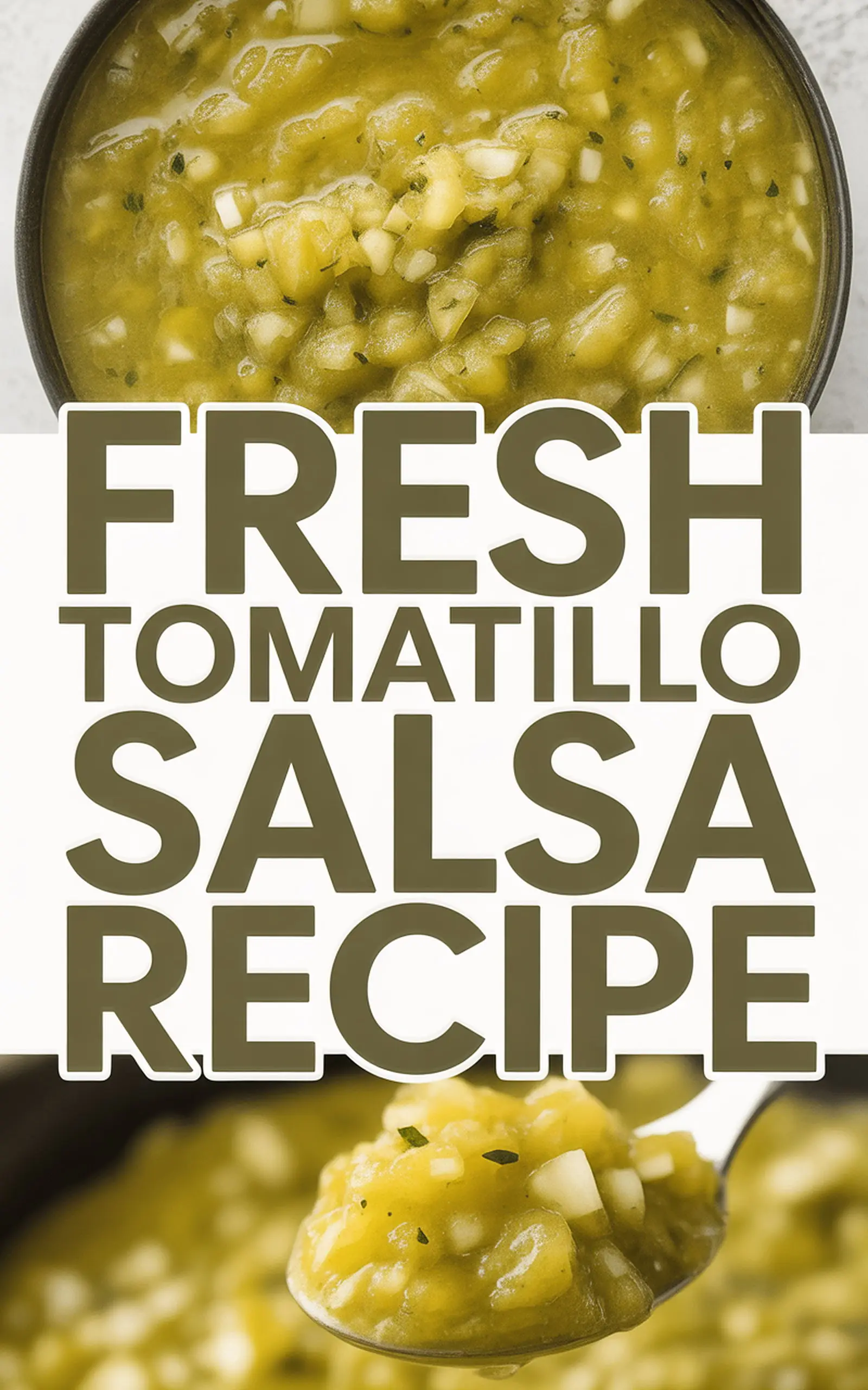 Fresh Tomatillo Salsa Recipe - easy recipe with step by step instructions