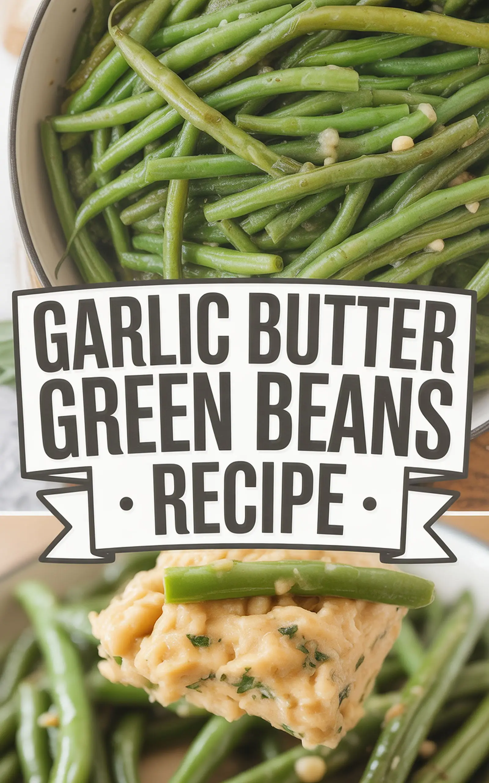 Garlic Butter Green Beans Recipe - easy recipe with step by step instructions