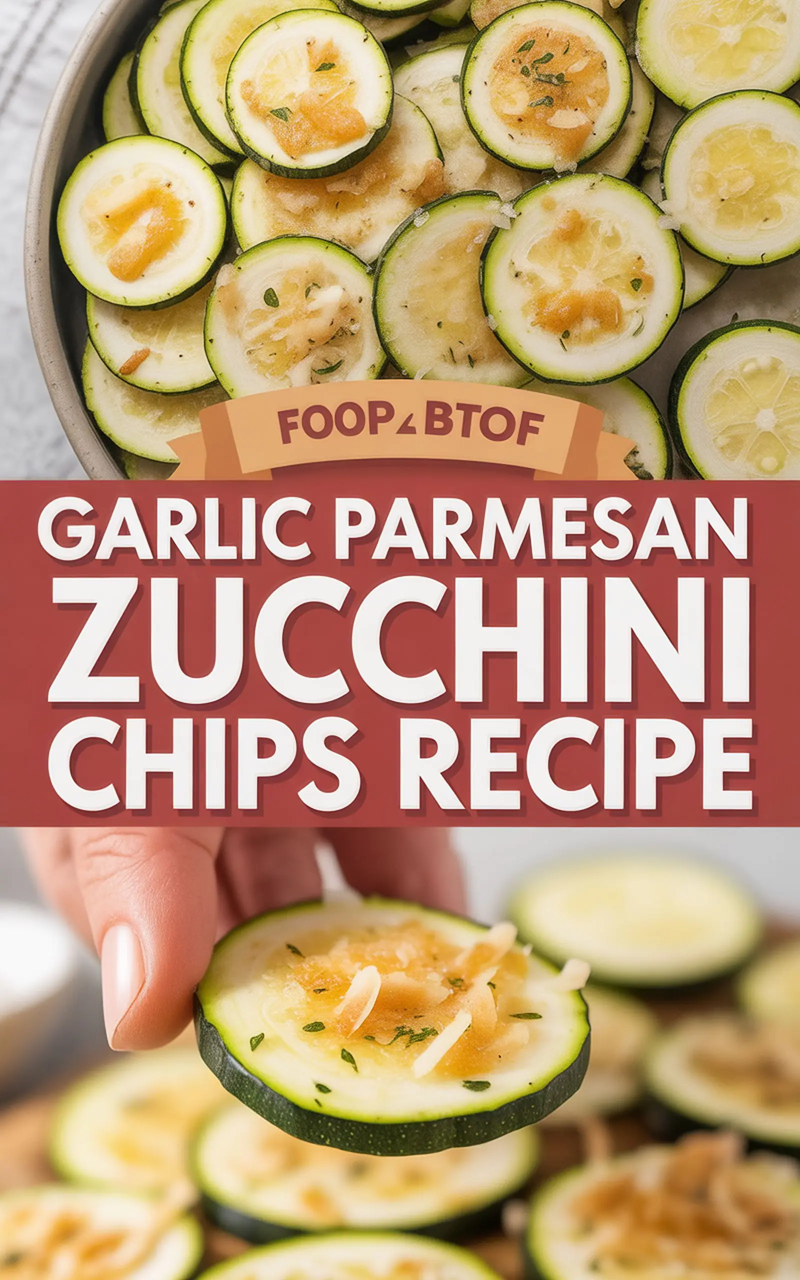 Garlic Parmesan Zucchini Chips Recipe - easy recipe with step by step instructions