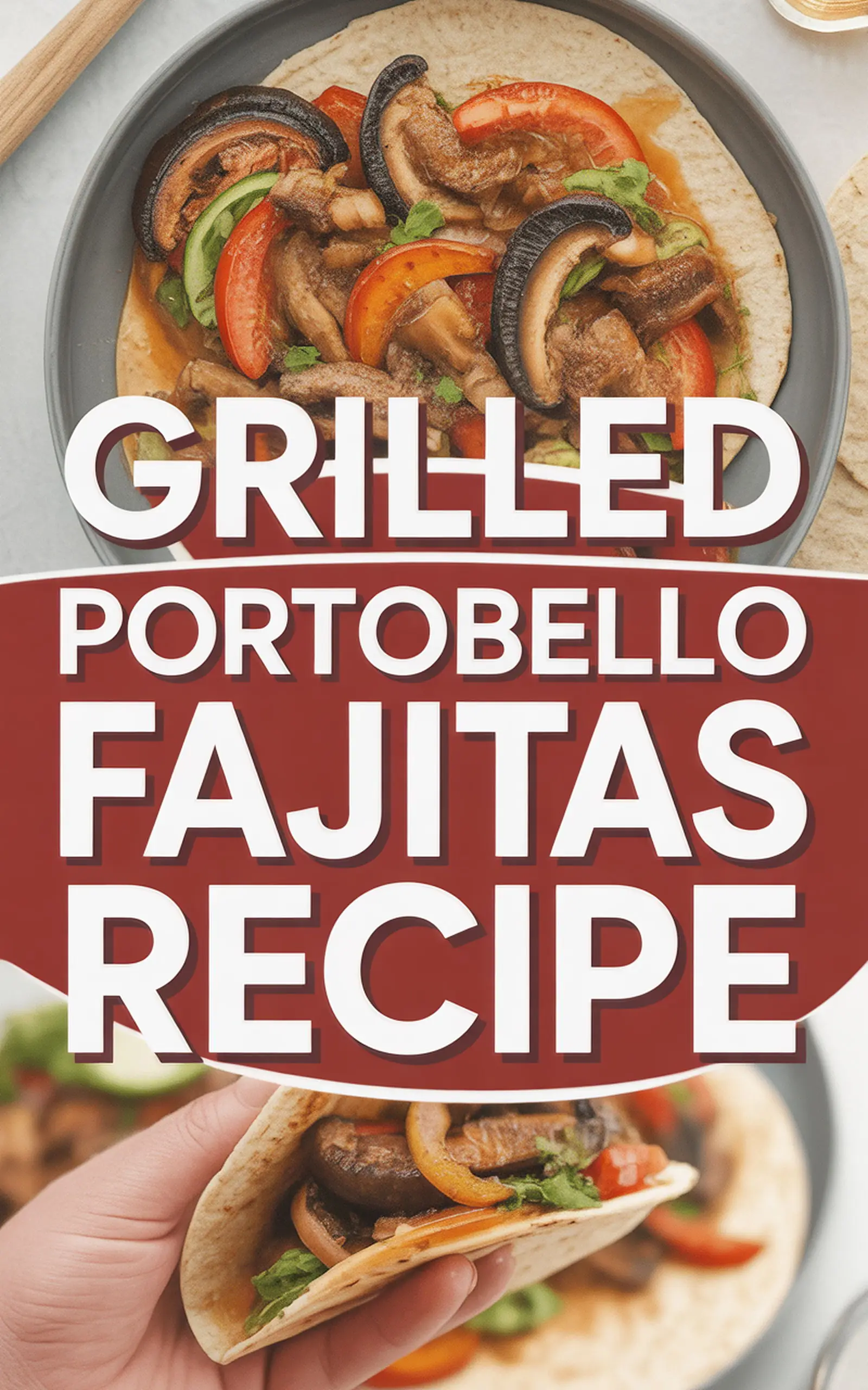 Grilled Portobello Fajitas Recipe - easy recipe with step by step instructions