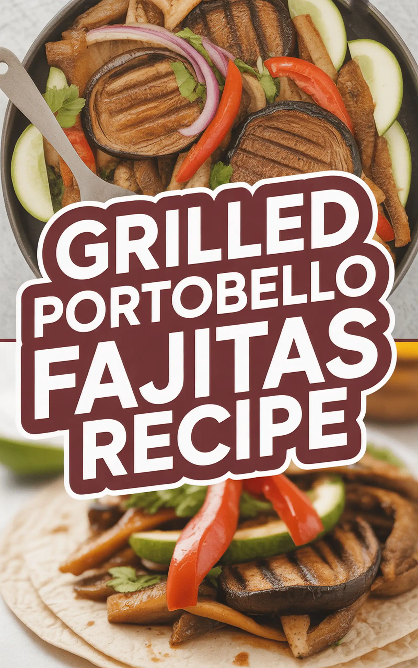 Grilled Portobello Fajitas Recipe - easy recipe with step by step instructions