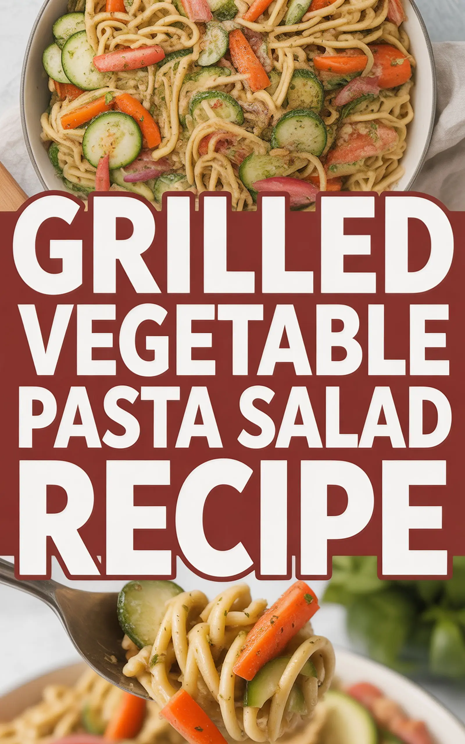 Grilled Vegetable Pasta Salad Recipe - easy recipe with step by step instructions