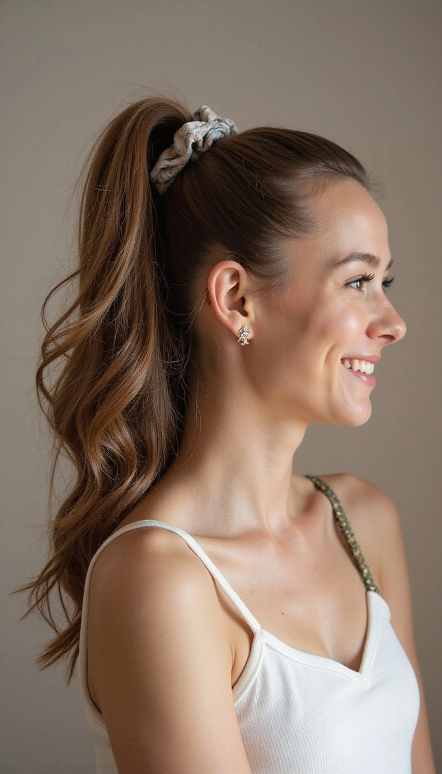 Classic Half Ponytail With Ribbon Bow