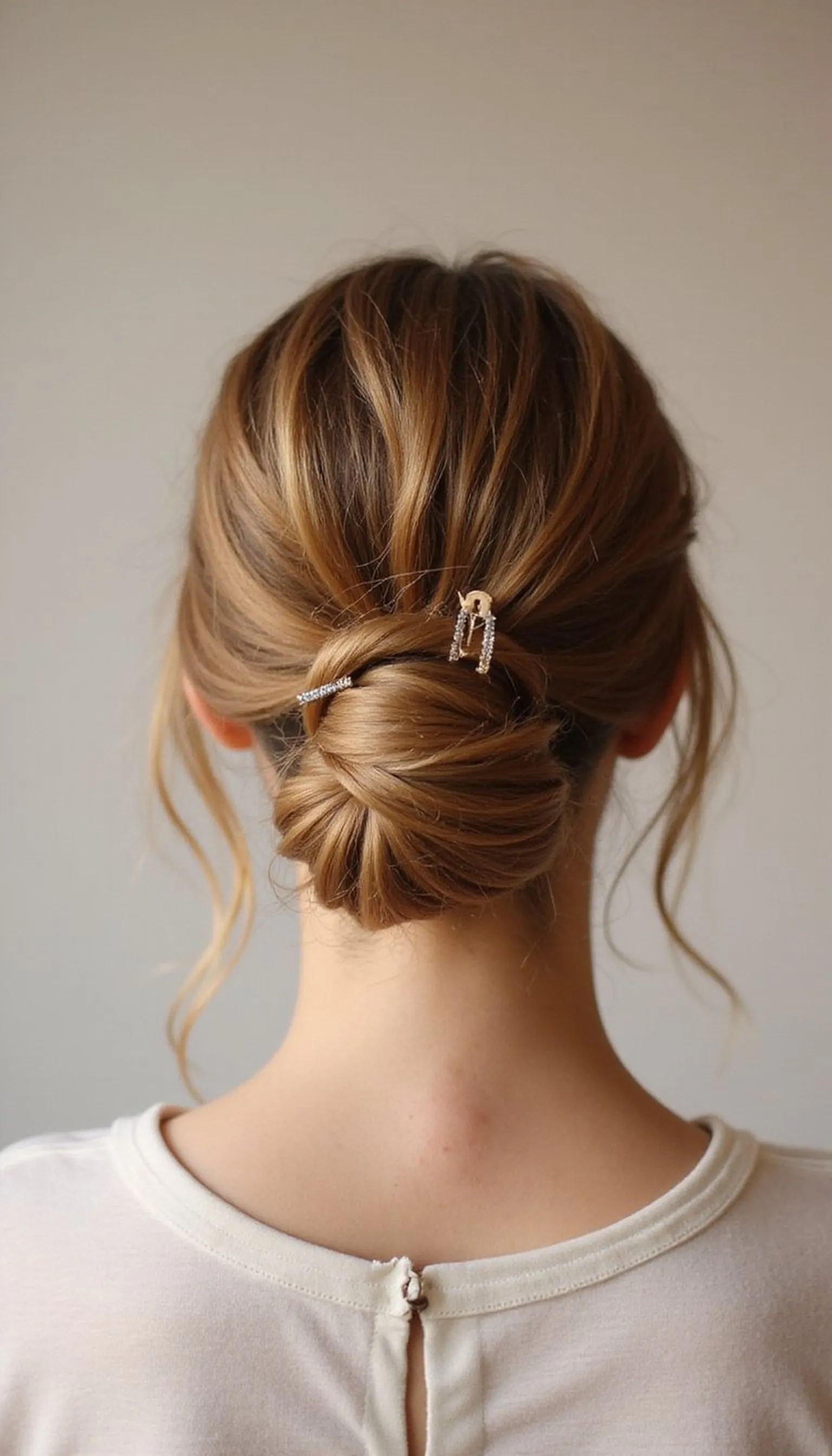 Knotted Half Up Bun For Chic Casual Days