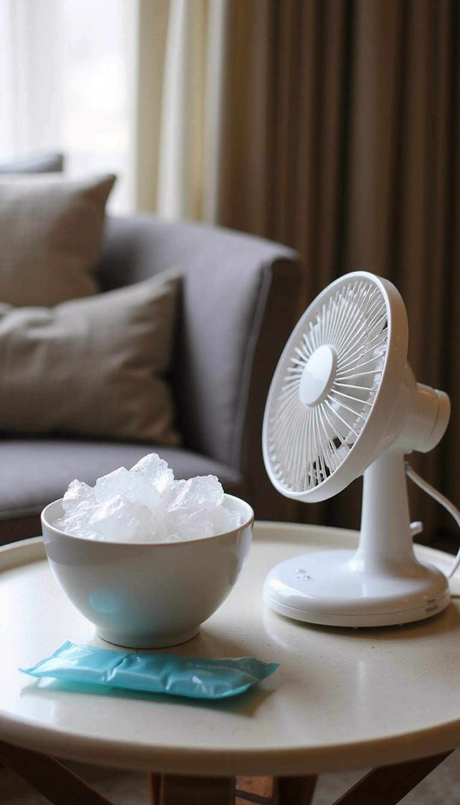 Hotel room cool-down tricks using simple items