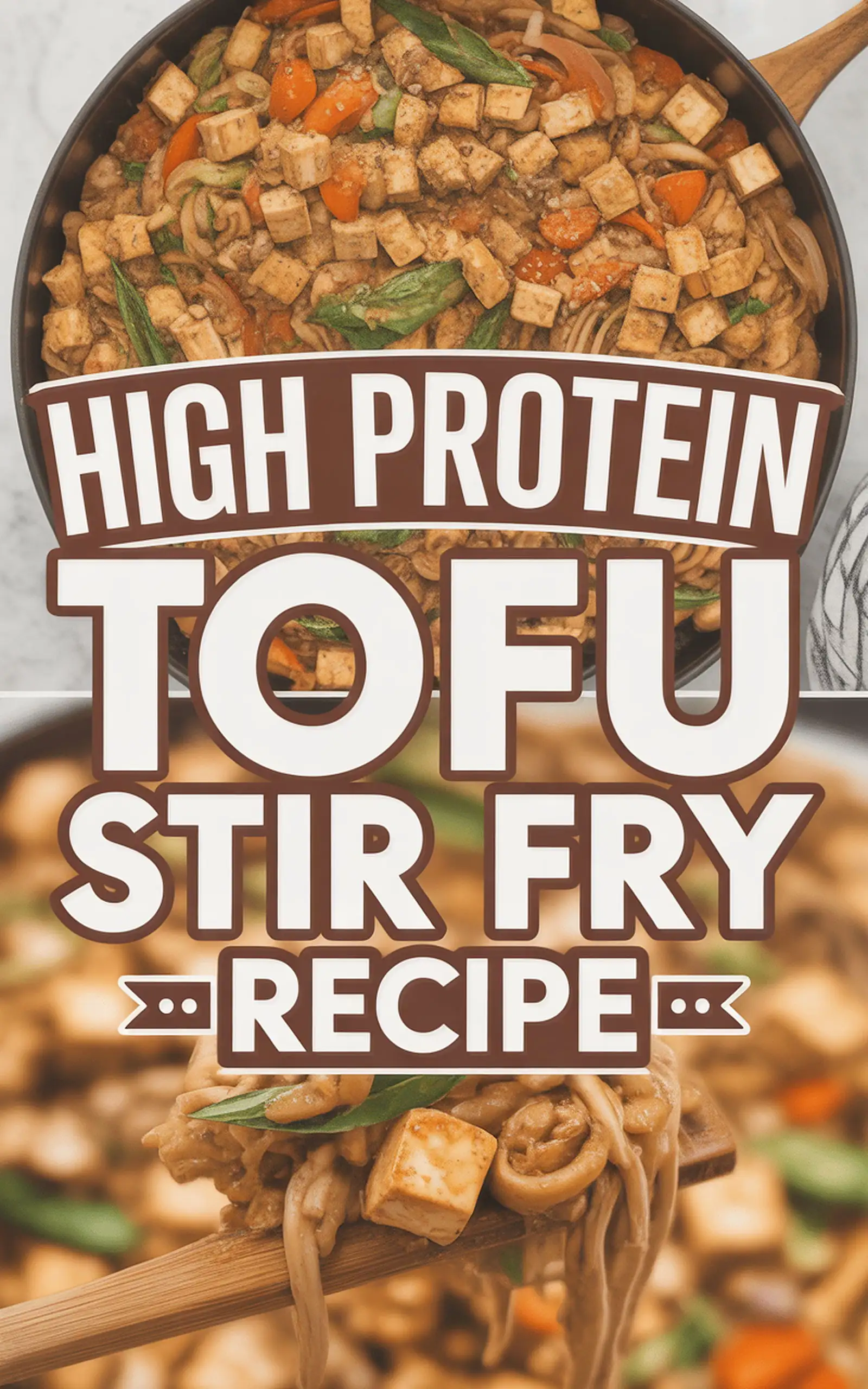 High Protein Tofu Stir Fry Recipe - easy recipe with step by step instructions